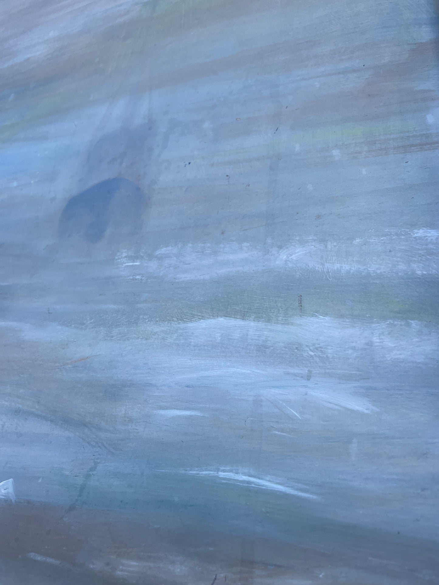 Nautical Seascape Fishing Boats Framed Vintage Oil on Board