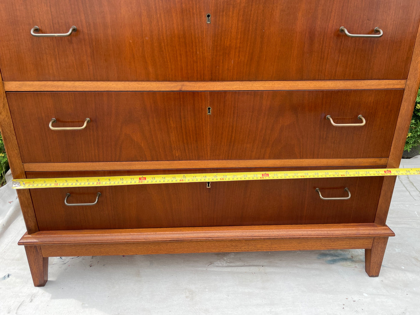 Danish Highboy Dresser Chest by Ole Wanscher