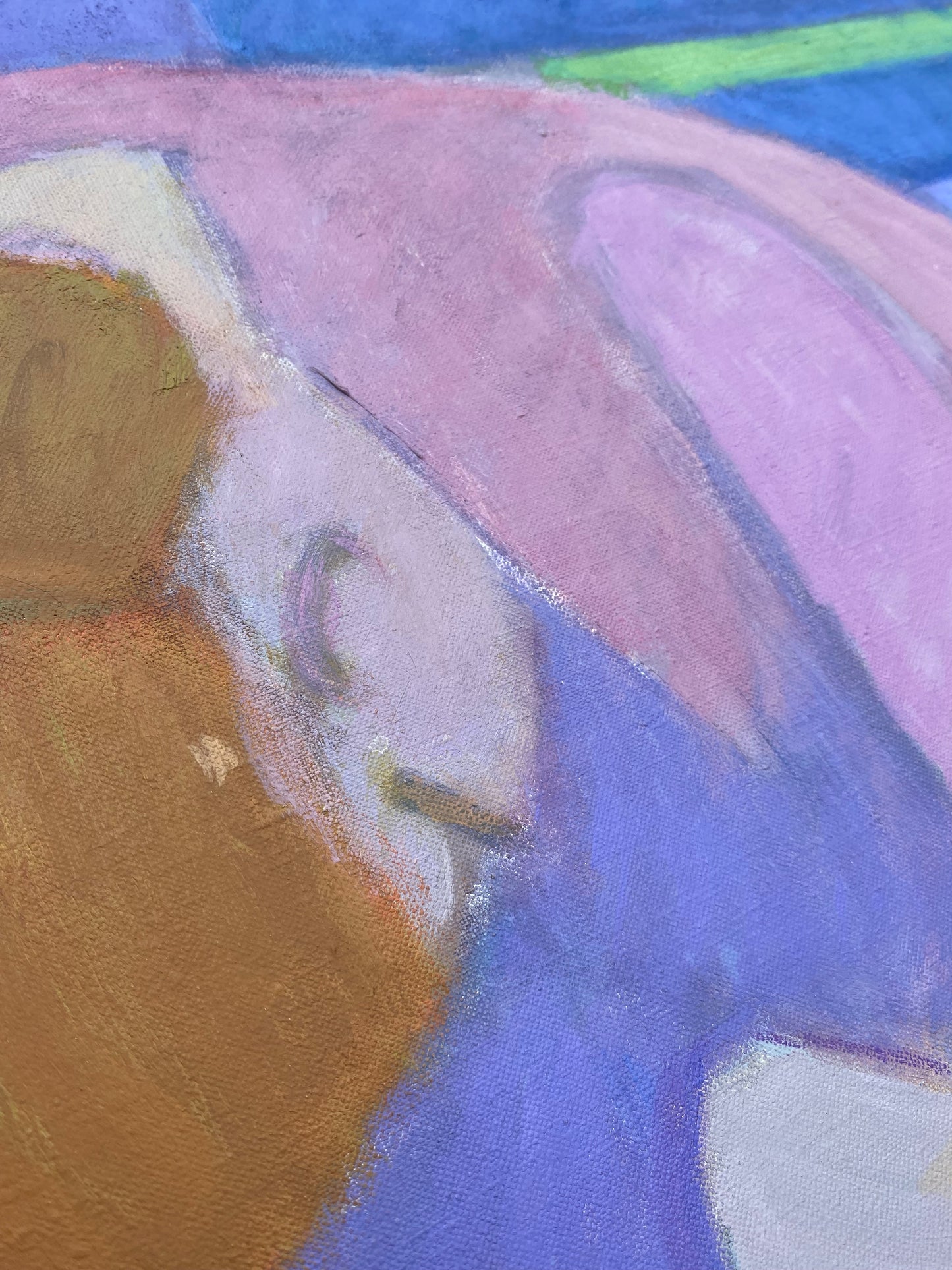 Original Mid 20th Century Figurative Oil Painting by Florence Zlowe (1902-1992)