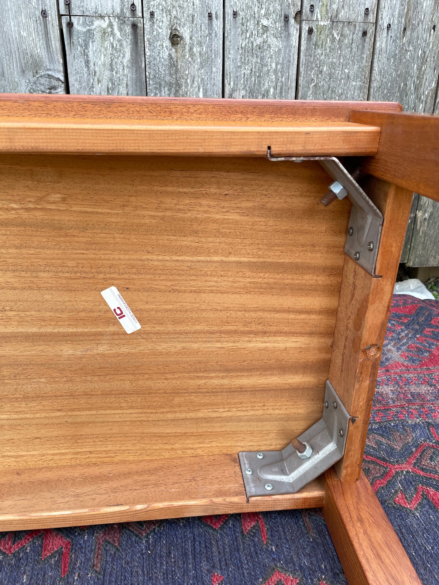 Danish Teak Console Sofa Table Vejle Stole & Mobelfabrik Denmark 1970s