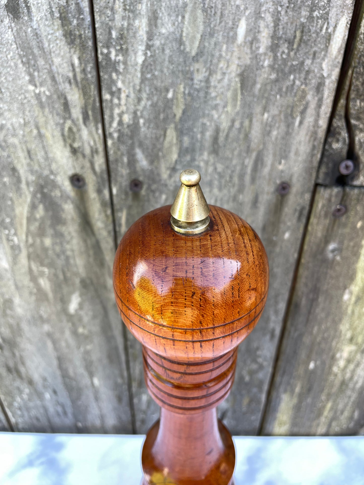 Mid 20th Century Vintage Japanese Hardwood Pepper Mill