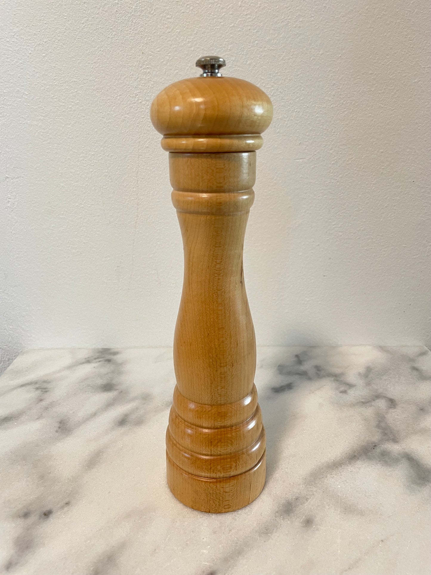 Vintage French Peugeot Light Wood Pepper Grinder