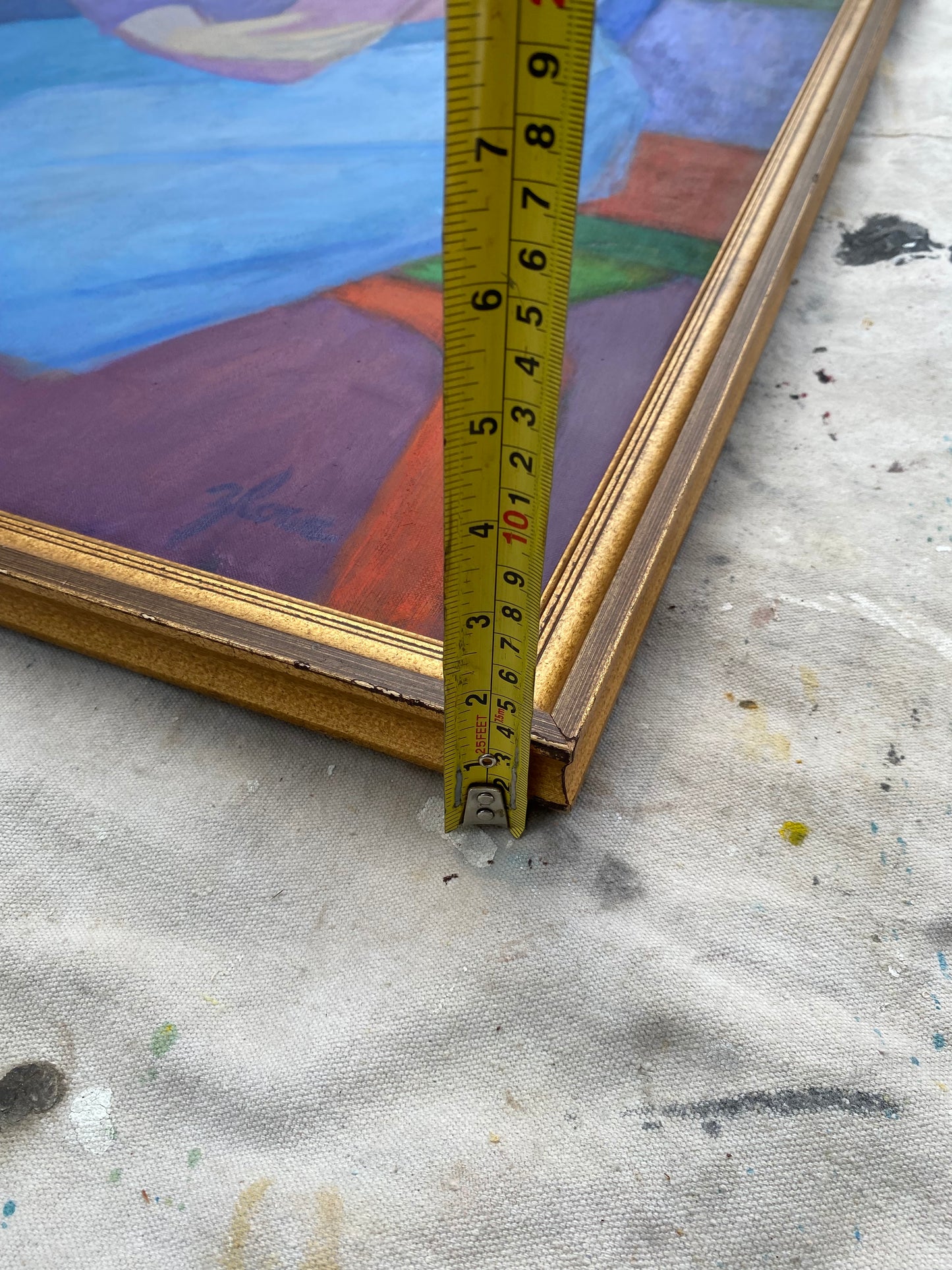 Original Mid 20th Century Figurative Oil Painting by Florence Zlowe (1902-1992)