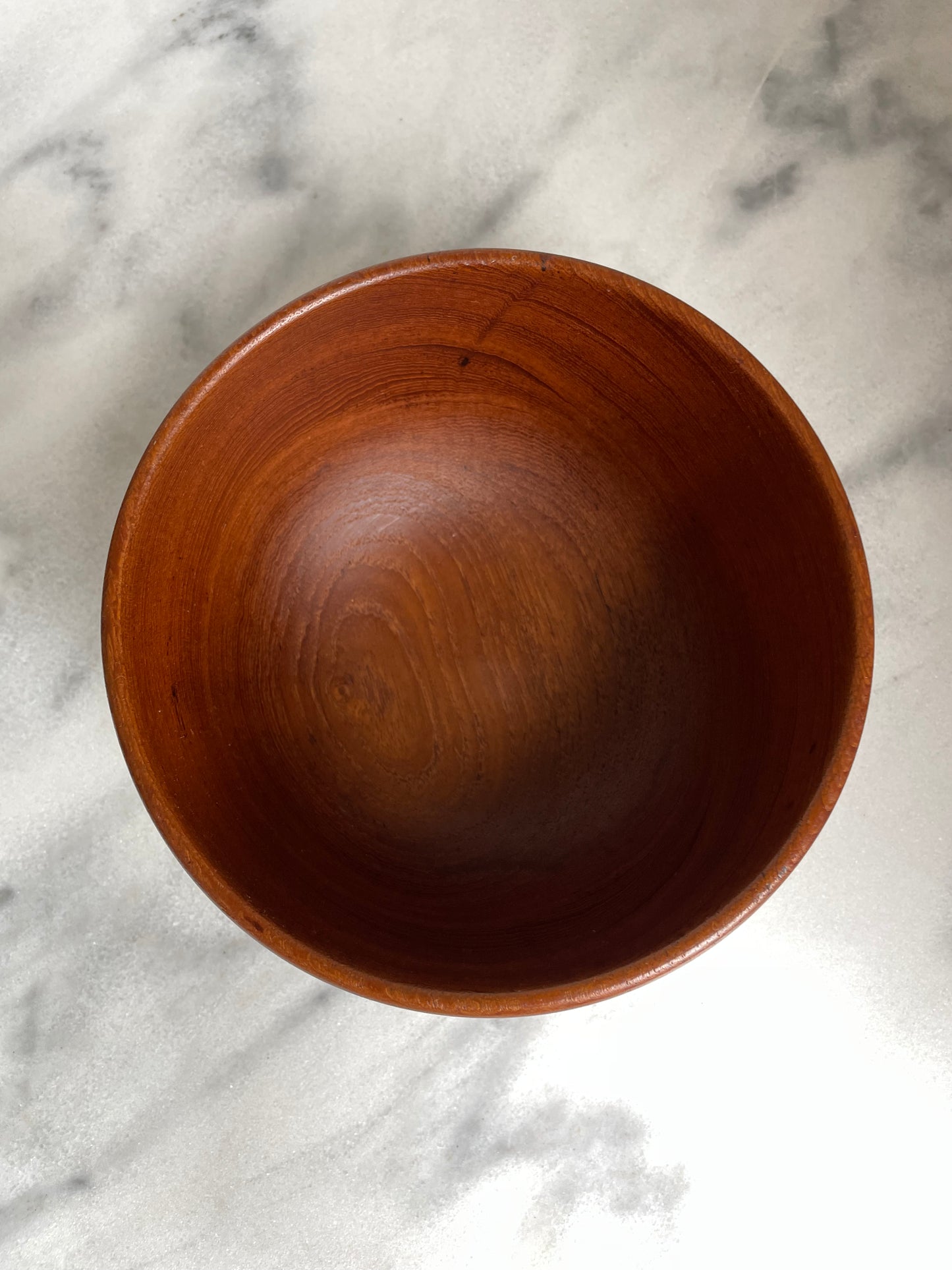 Mid-Century Modern Solid Teak Bowl, Made in Norway