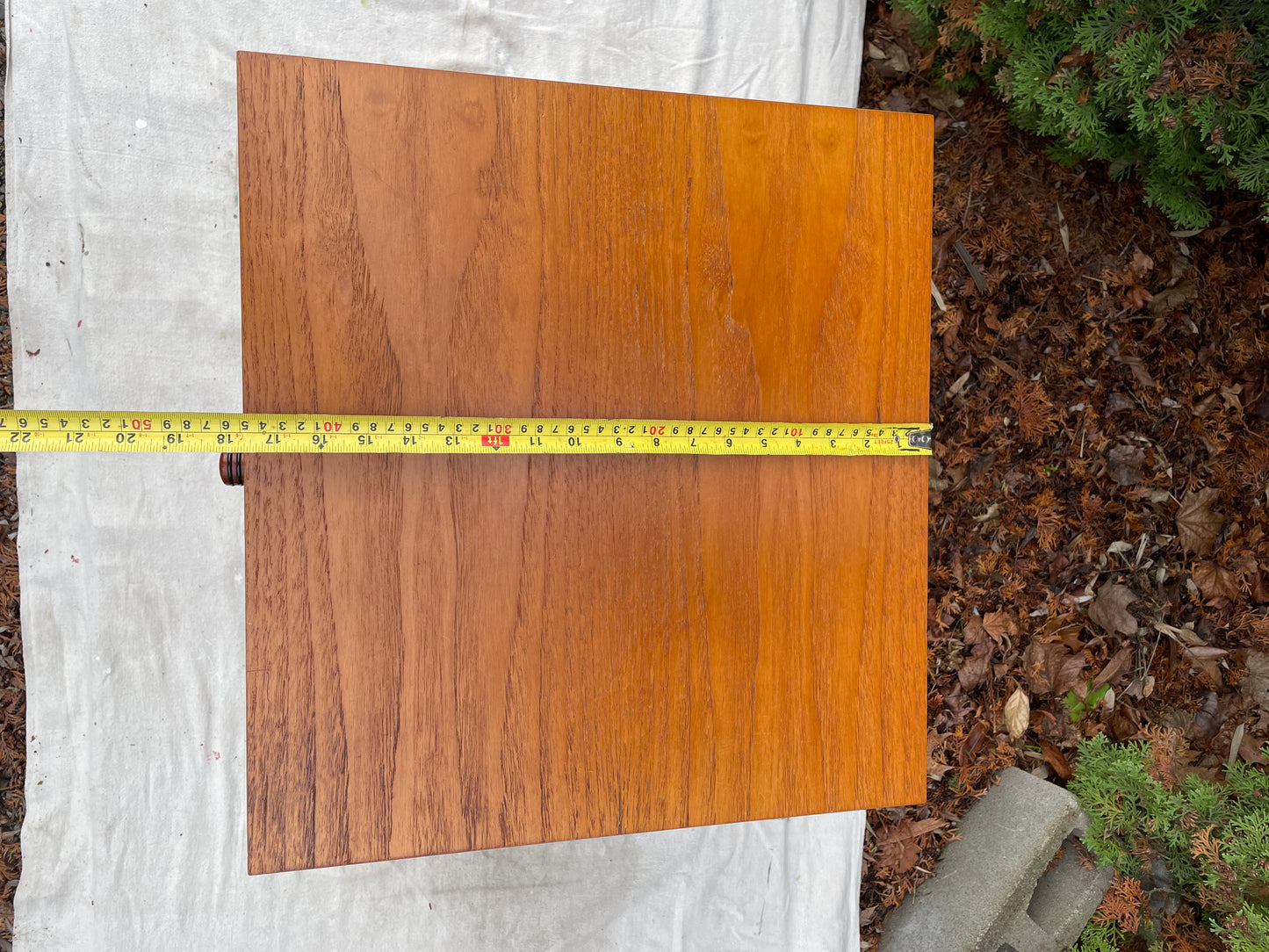 Mid 20th Century Danish Modern Teak Rolling File Cabinet