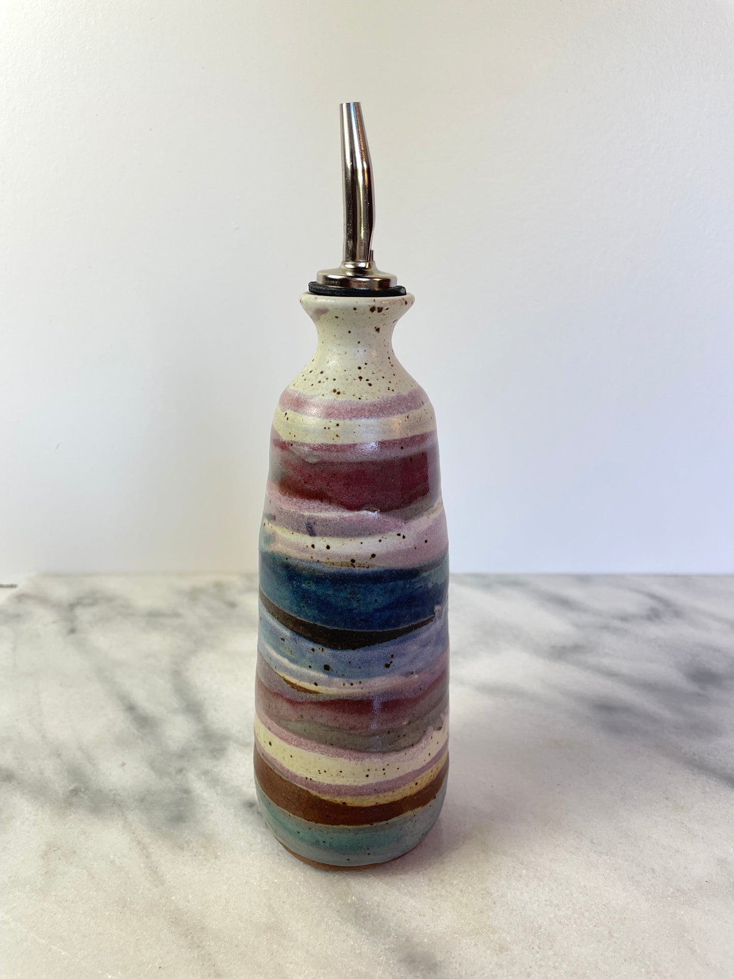 Vintage Studio Ceramic Bottle Form Olive Oil Cruet