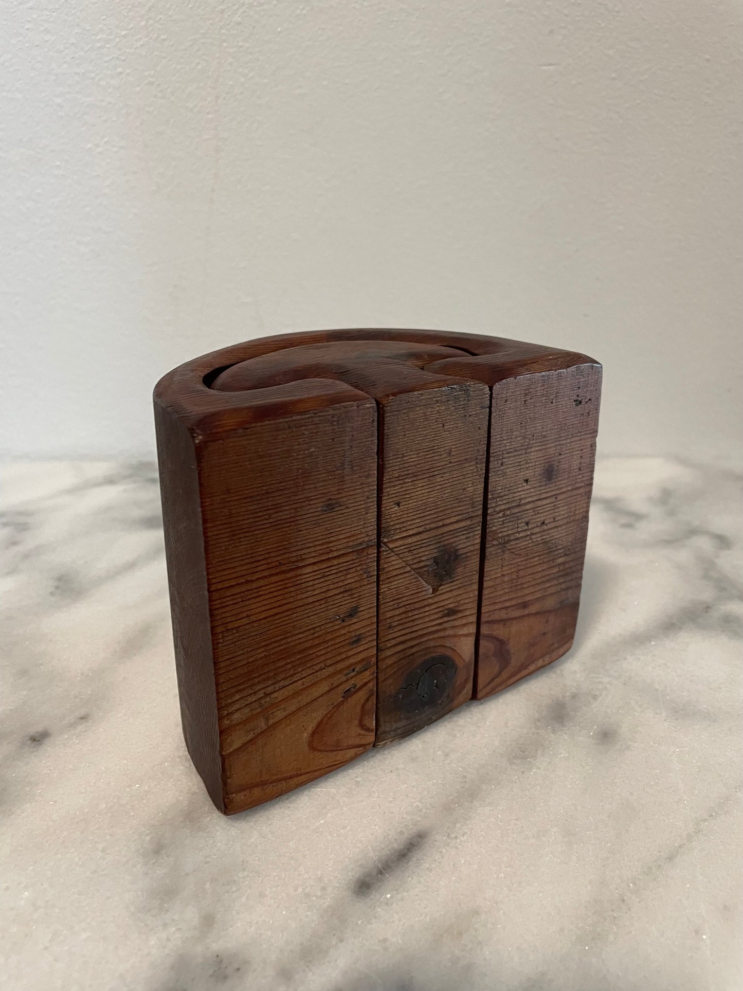 Vintage Studio Handcrafted Wood Puzzle Box