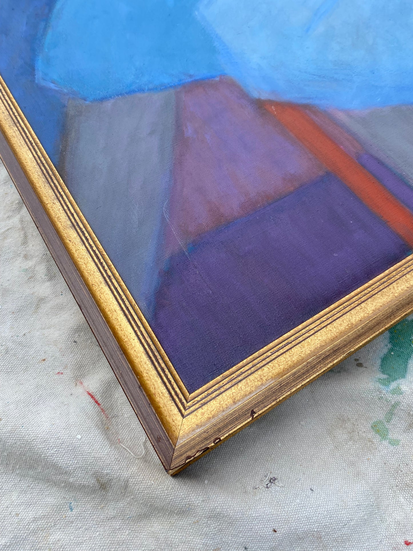 Original Mid 20th Century Figurative Oil Painting by Florence Zlowe (1902-1992)
