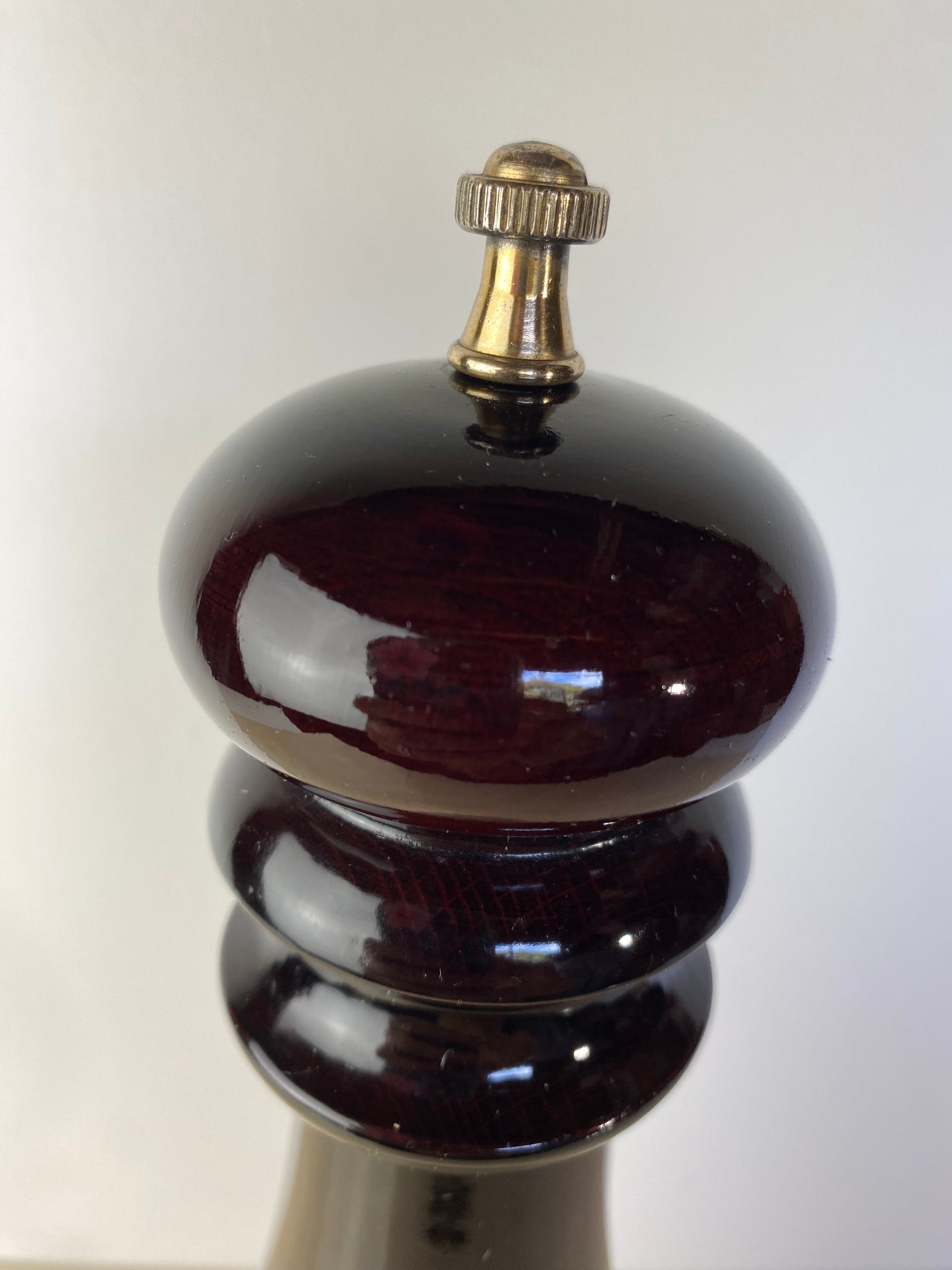 Vintage Chiarugi 1952 "Elite" Wood Pepper Mill, Made in Italy — Florence