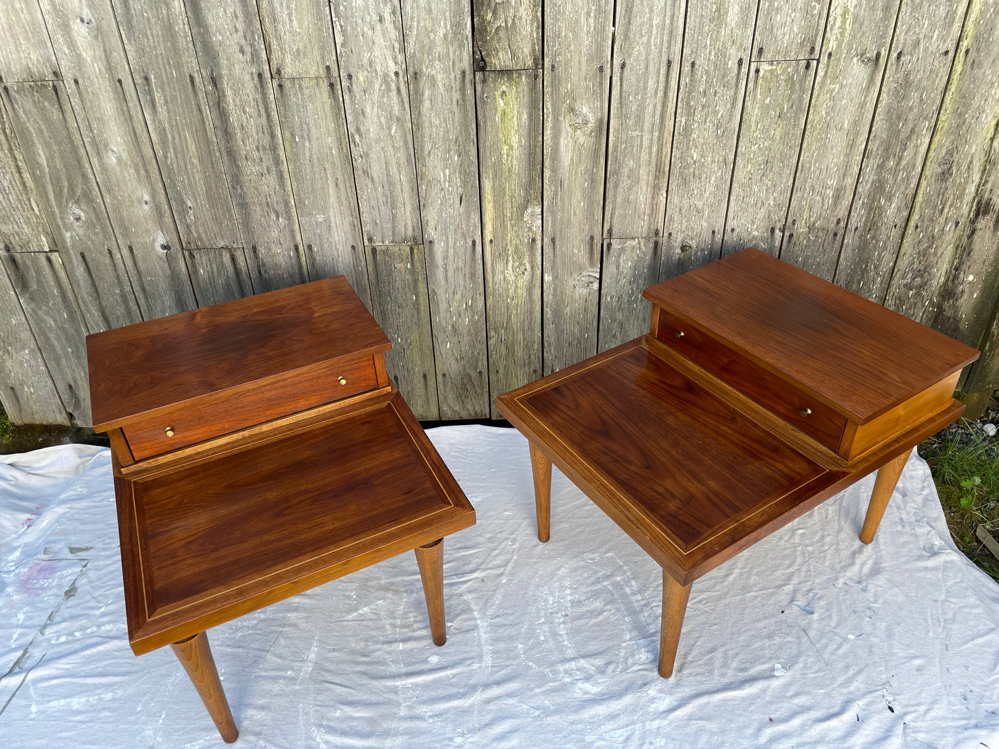 Pair of Mid-20th Century Modern American of Martinsville Side Tables