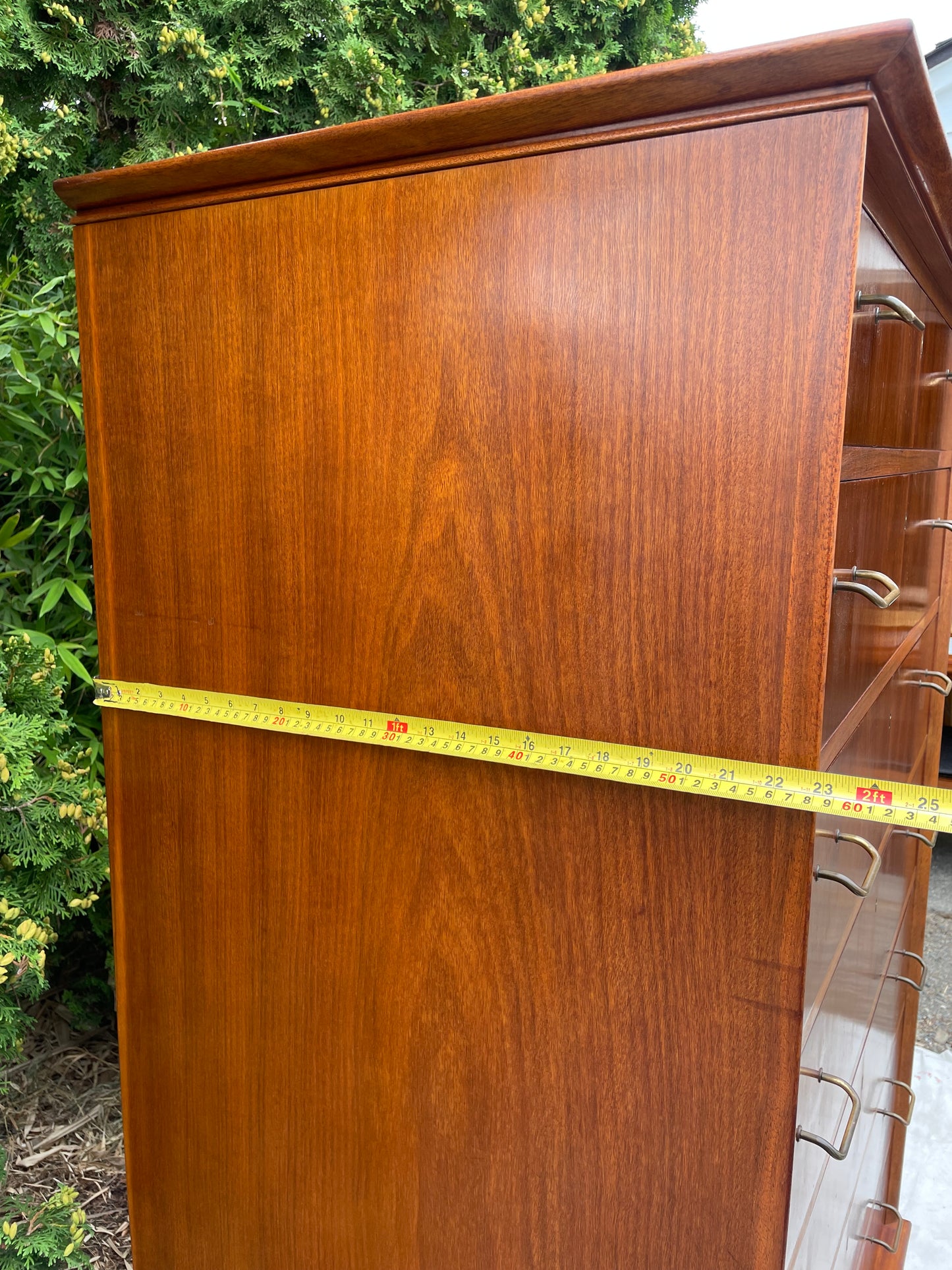 Danish Highboy Dresser Chest by Ole Wanscher