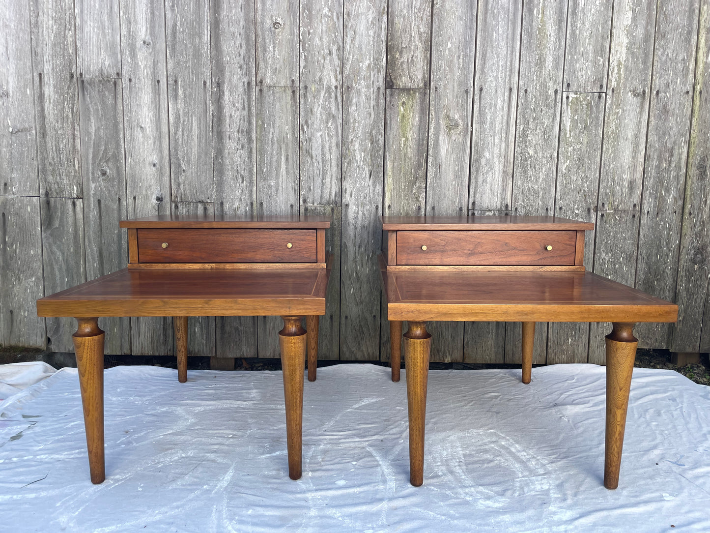 Pair of Mid-20th Century Modern American of Martinsville Side Tables