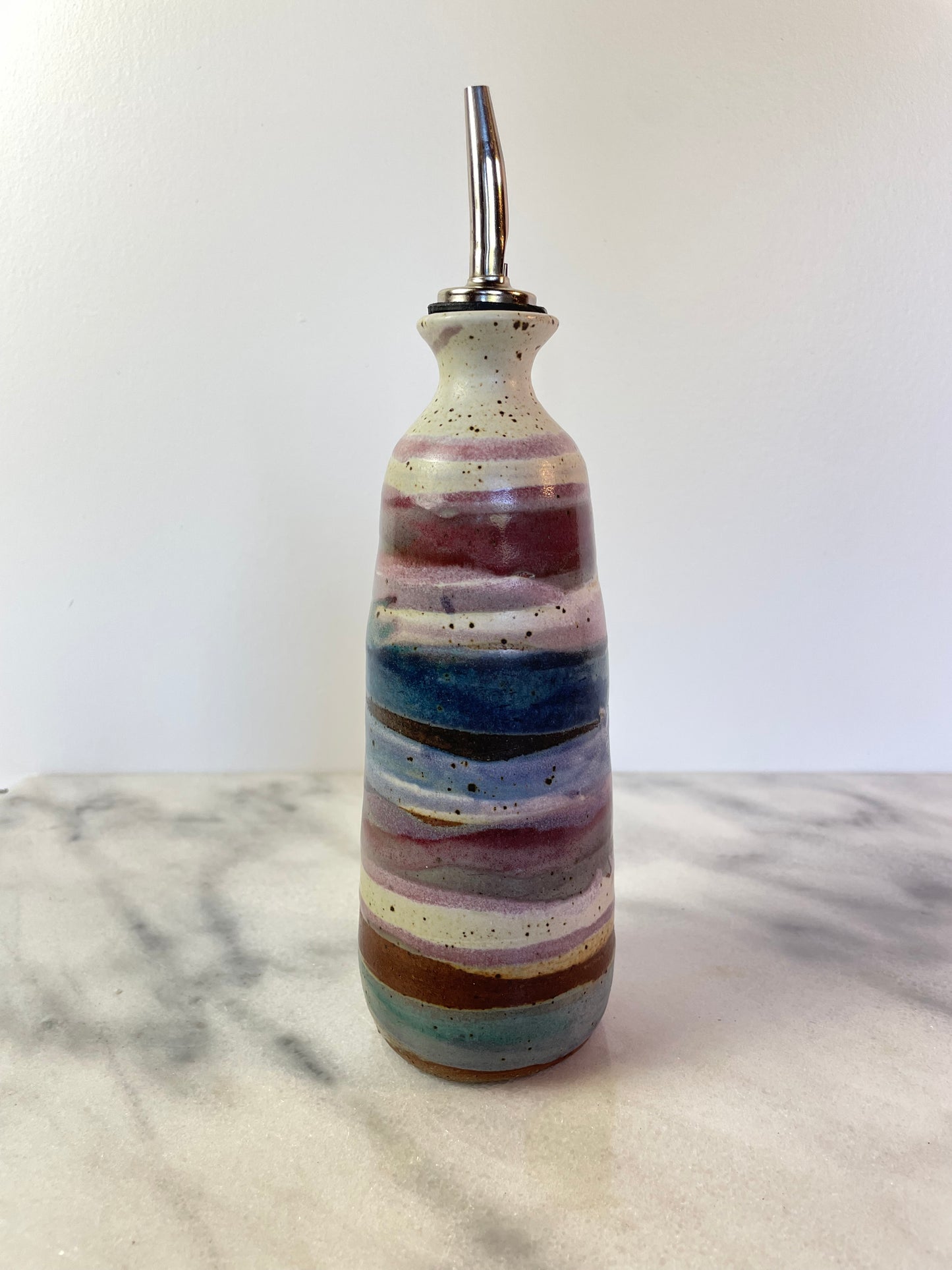 Vintage Studio Ceramic Bottle Form Olive Oil Cruet