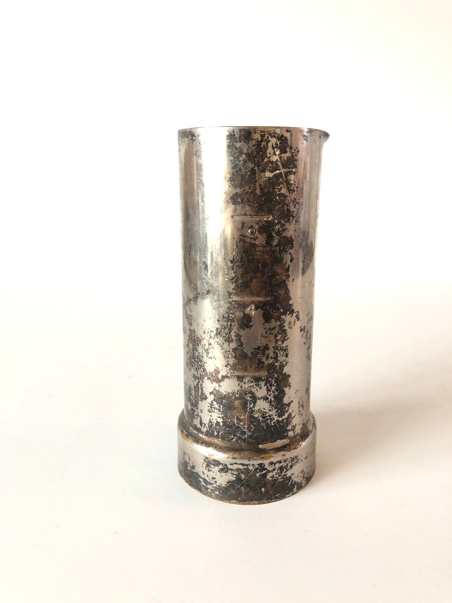 Vintage Napier Silverplate Cylinder Jigger