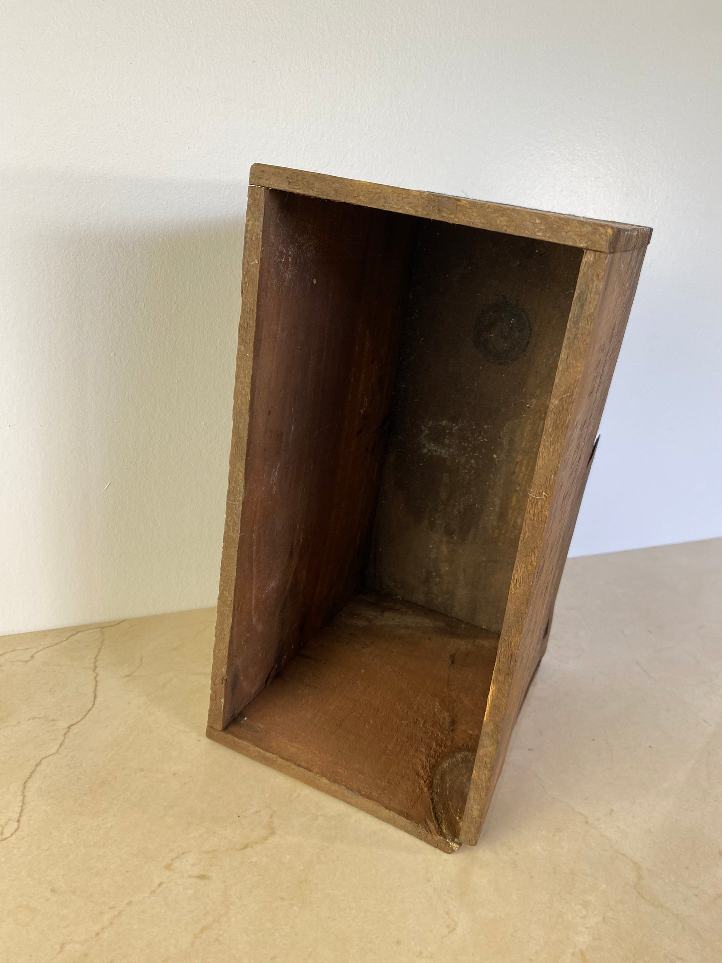 Rustic Vintage French Wine Shipper Crate — Château De Lescours, Saint-Émilion