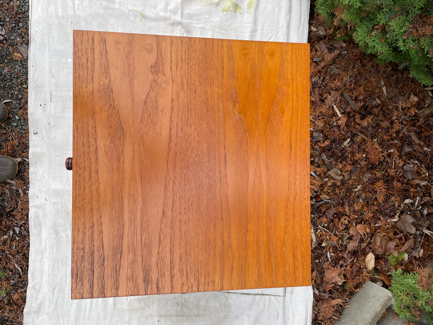 Mid 20th Century Danish Modern Teak Rolling File Cabinet