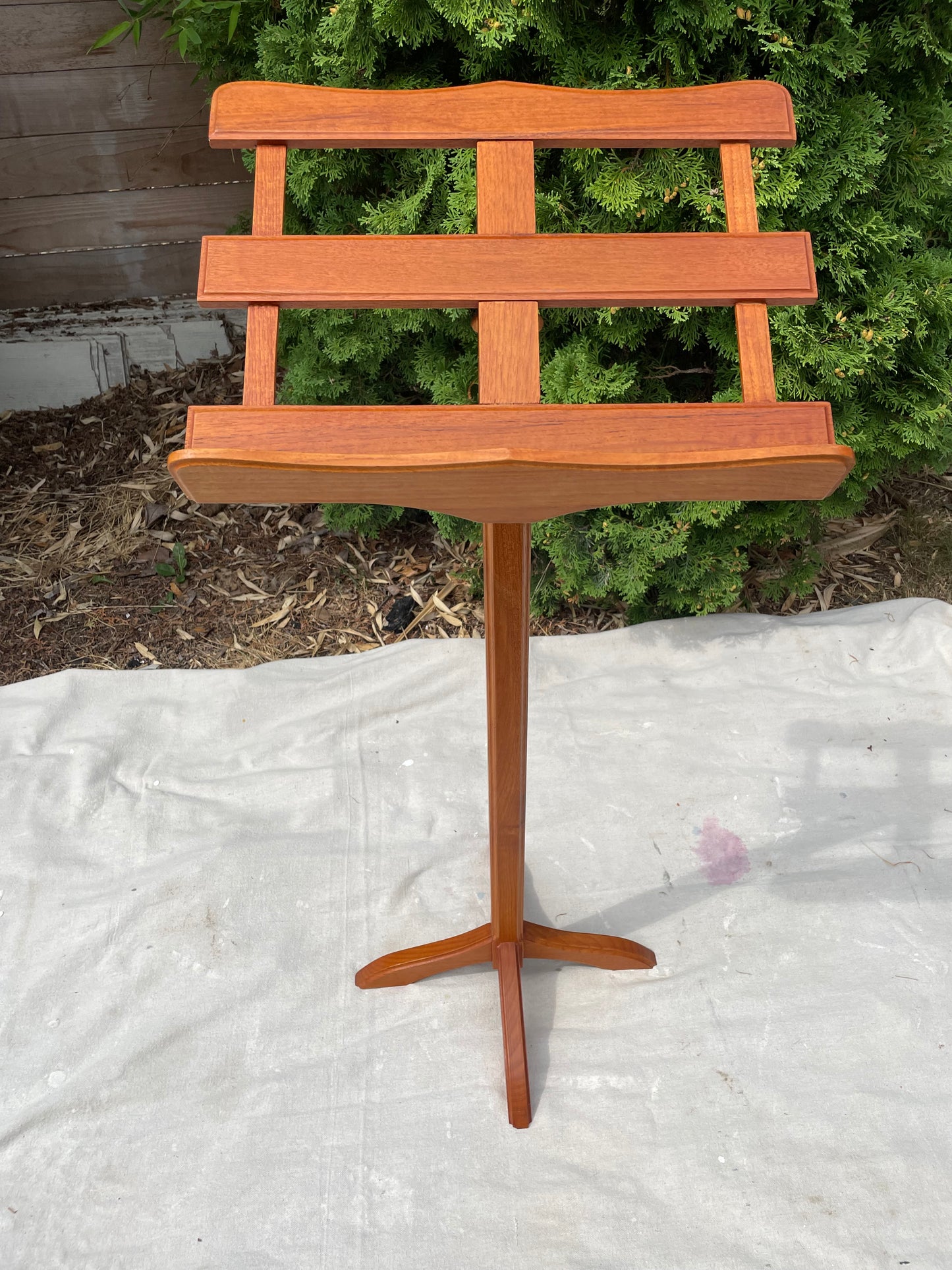 Vintage Danish Modern Style Teak Music Stand