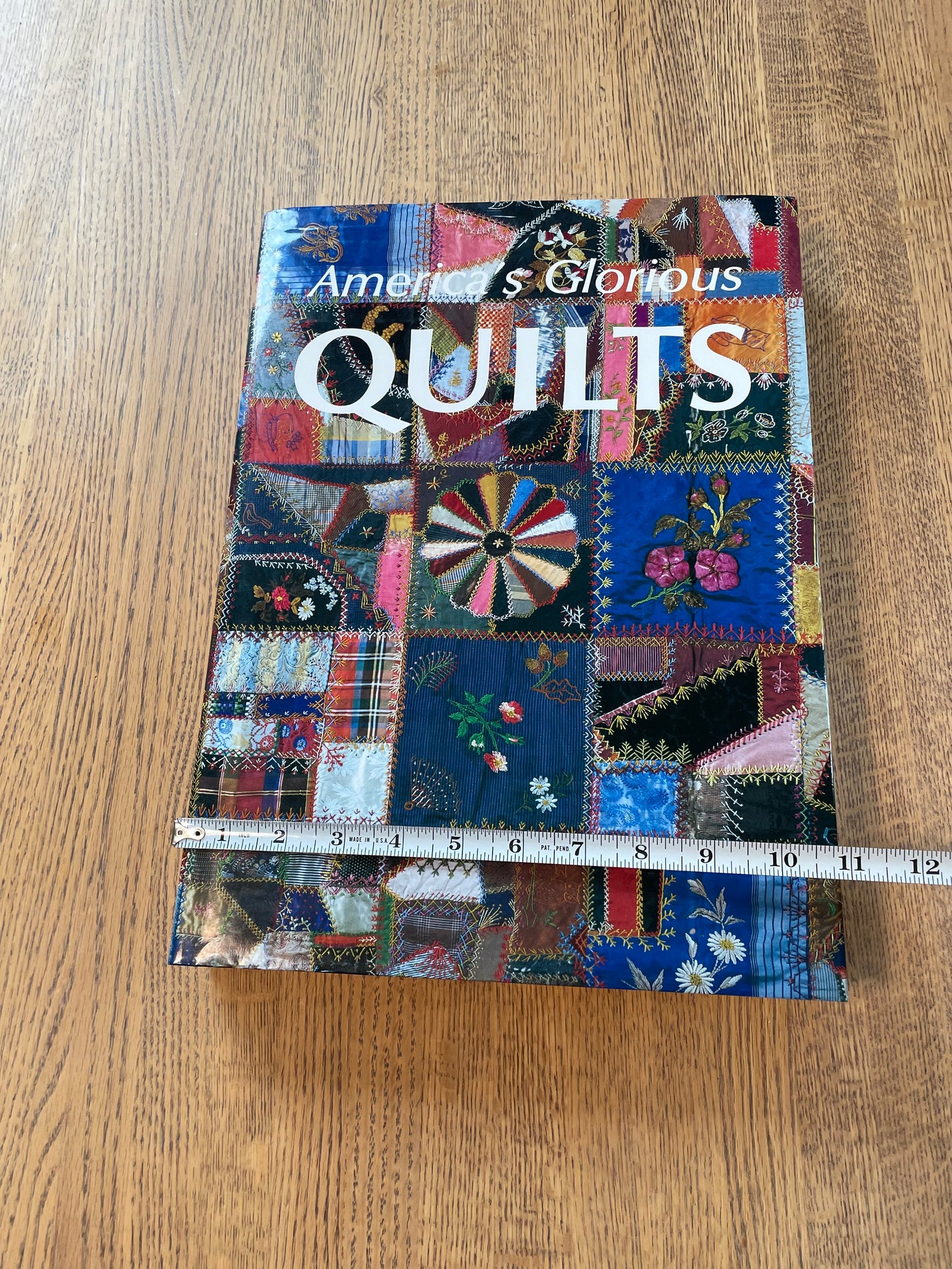 1980s Americas Glorious Quilts Large Coffee Table Book