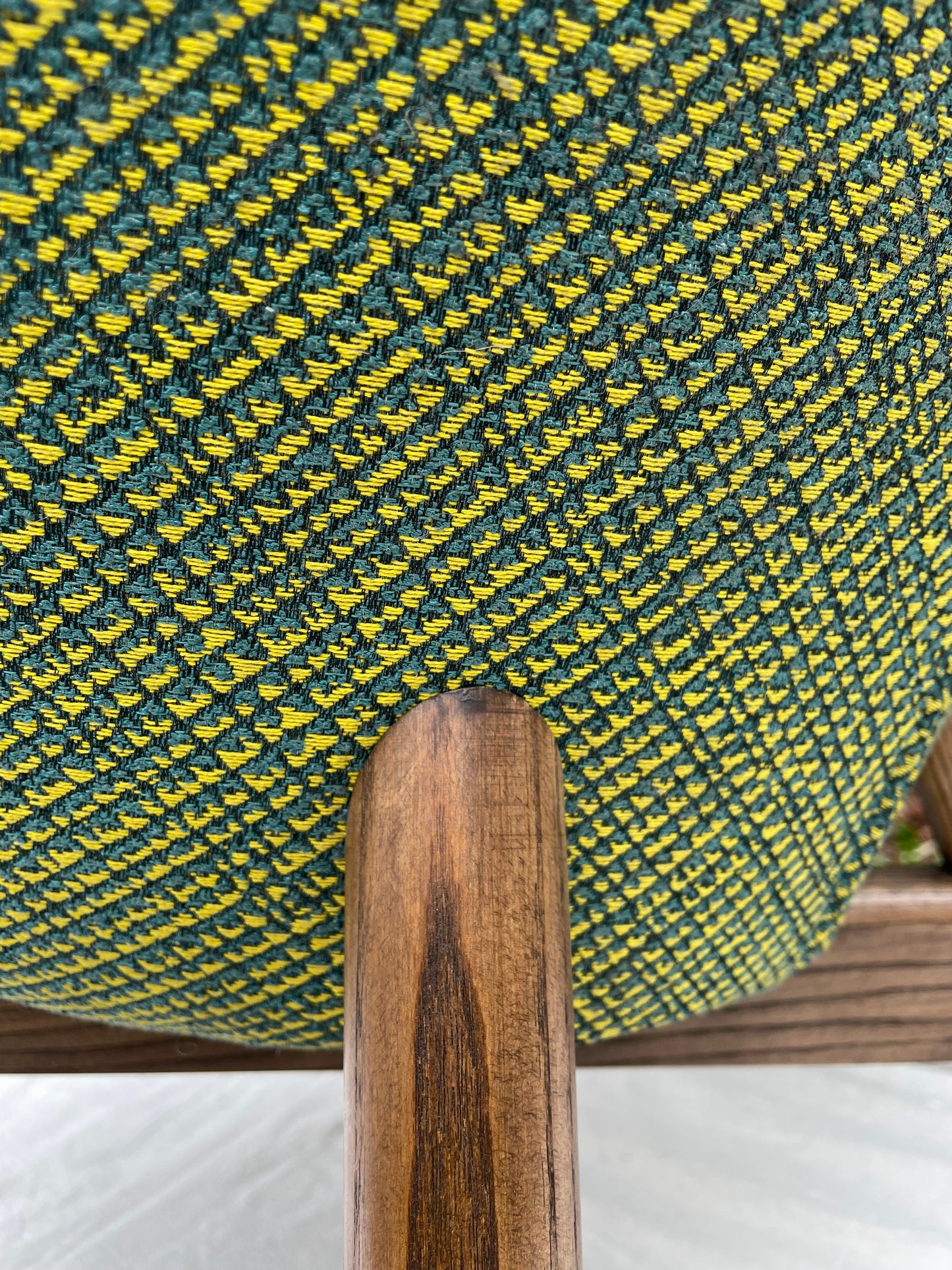 Keilhauer 71150 Walnut Lounge Chair Mid-Century Inspired