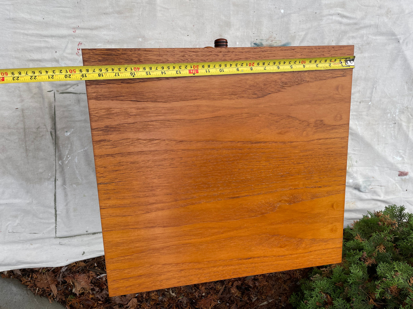 Mid 20th Century Danish Modern Teak Rolling File Cabinet
