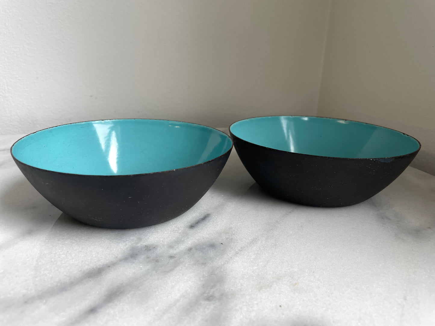 Krenit Bowls by Herbert Krenchel, Made in Denmark, 1950s