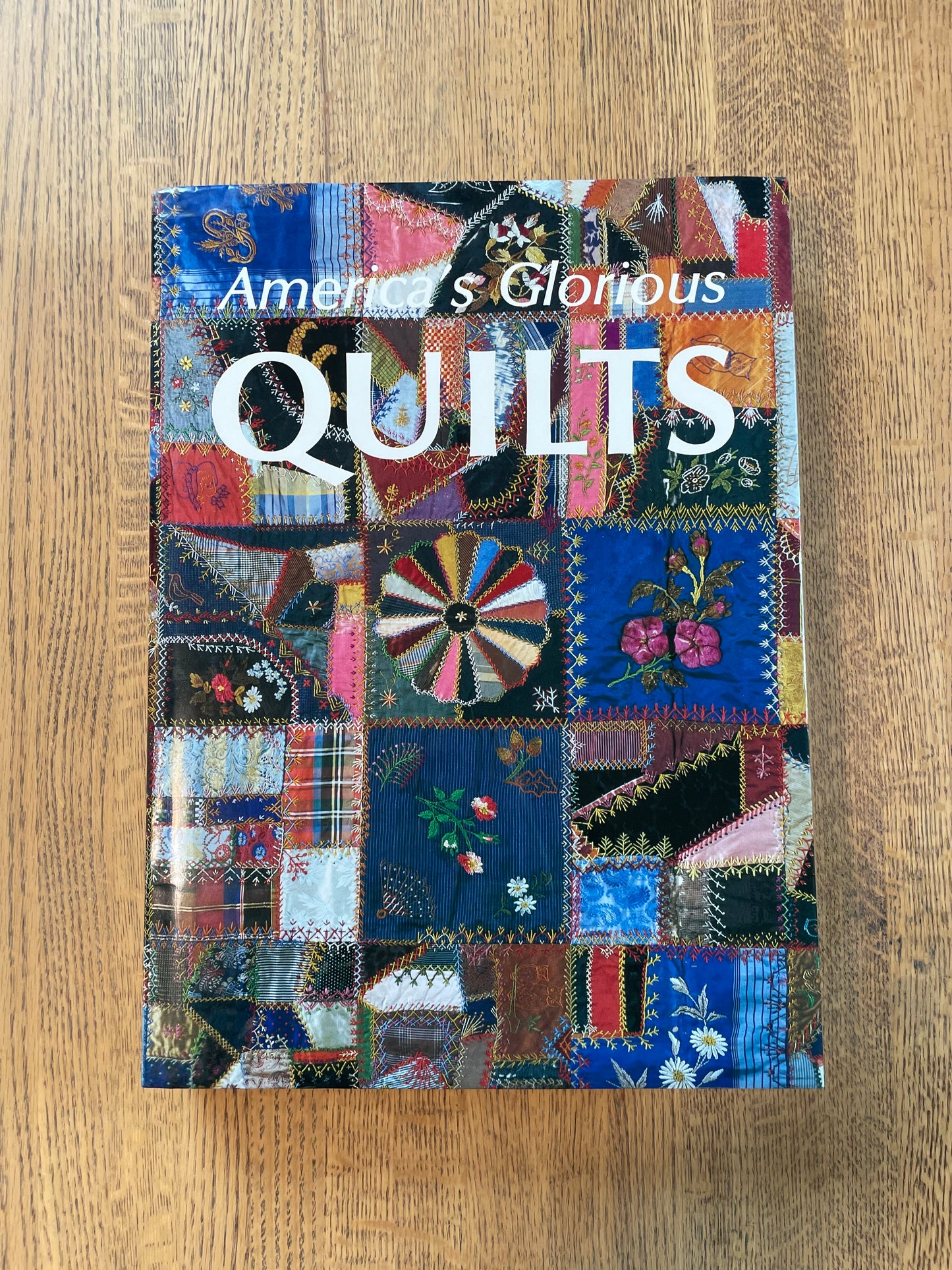 1980s Americas Glorious Quilts Large Coffee Table Book