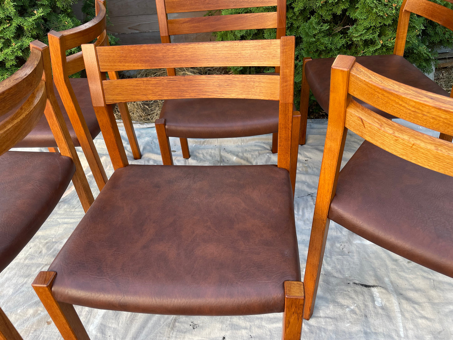 Mid 20th Century Mid-Century Model 401 Dining Chairs by j.l. Moller - Set of 6