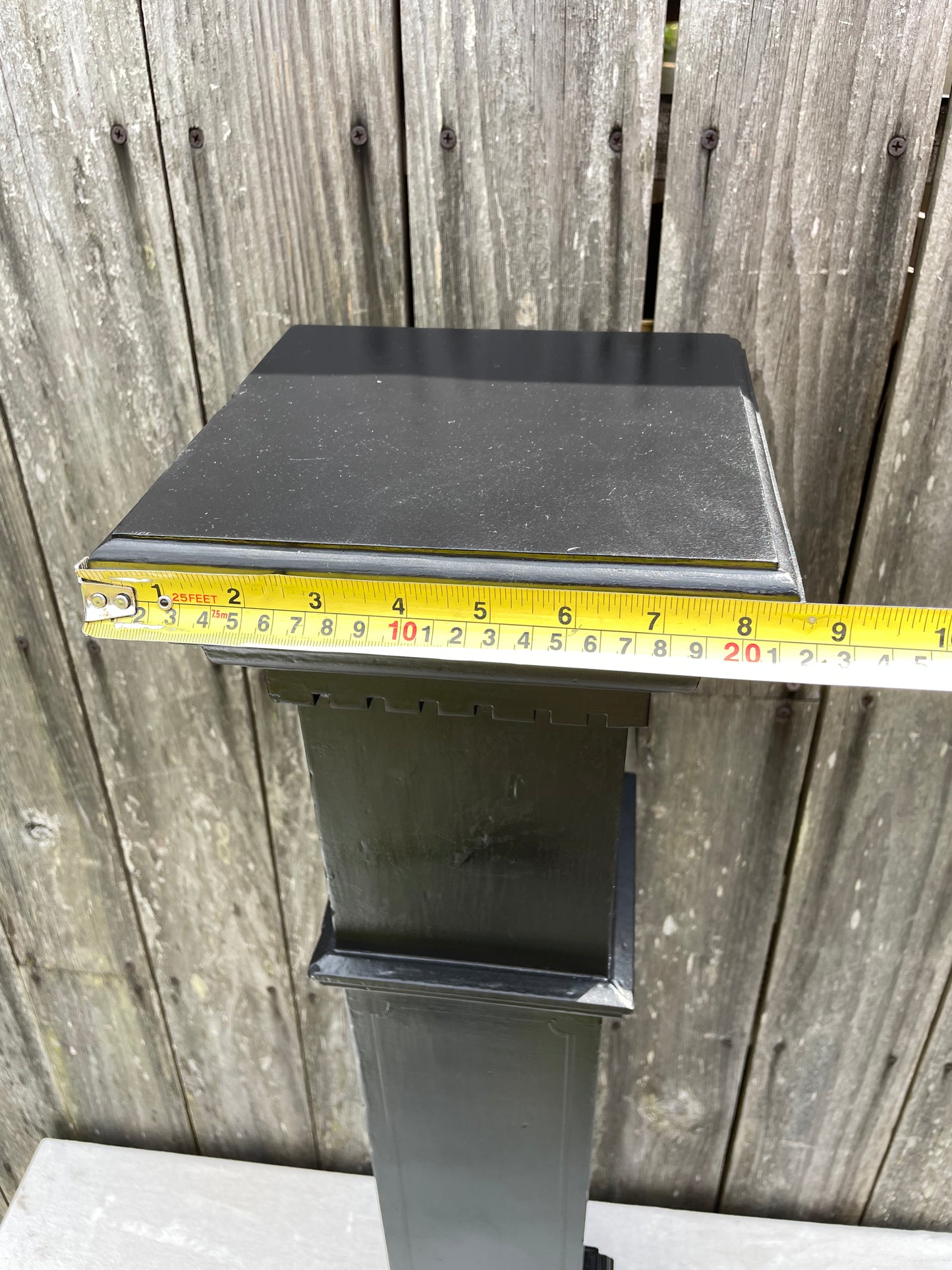 Mid 20th Century Solid Wood Architectural Element Pedestal Column