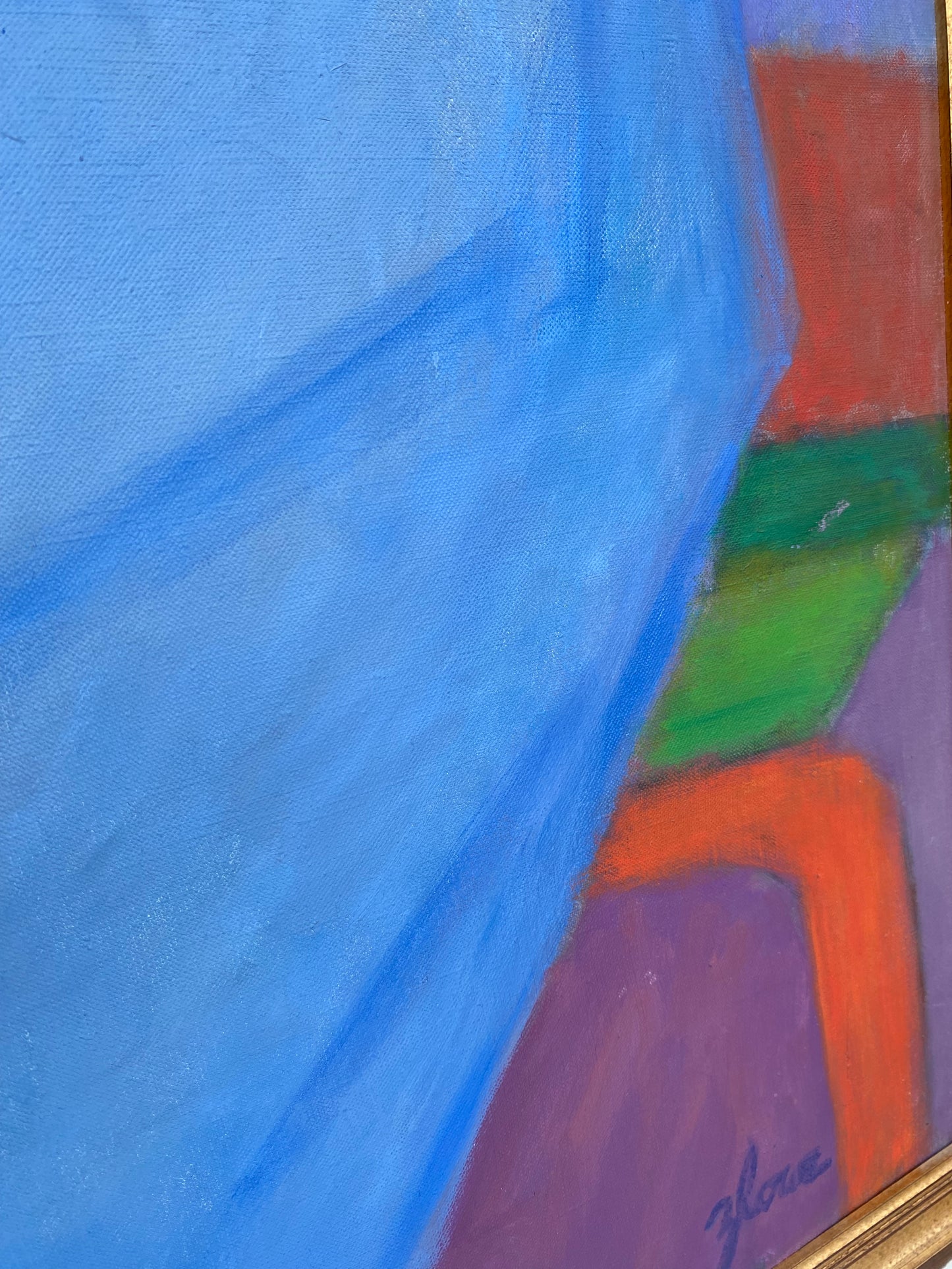 Original Mid 20th Century Figurative Oil Painting by Florence Zlowe (1902-1992)