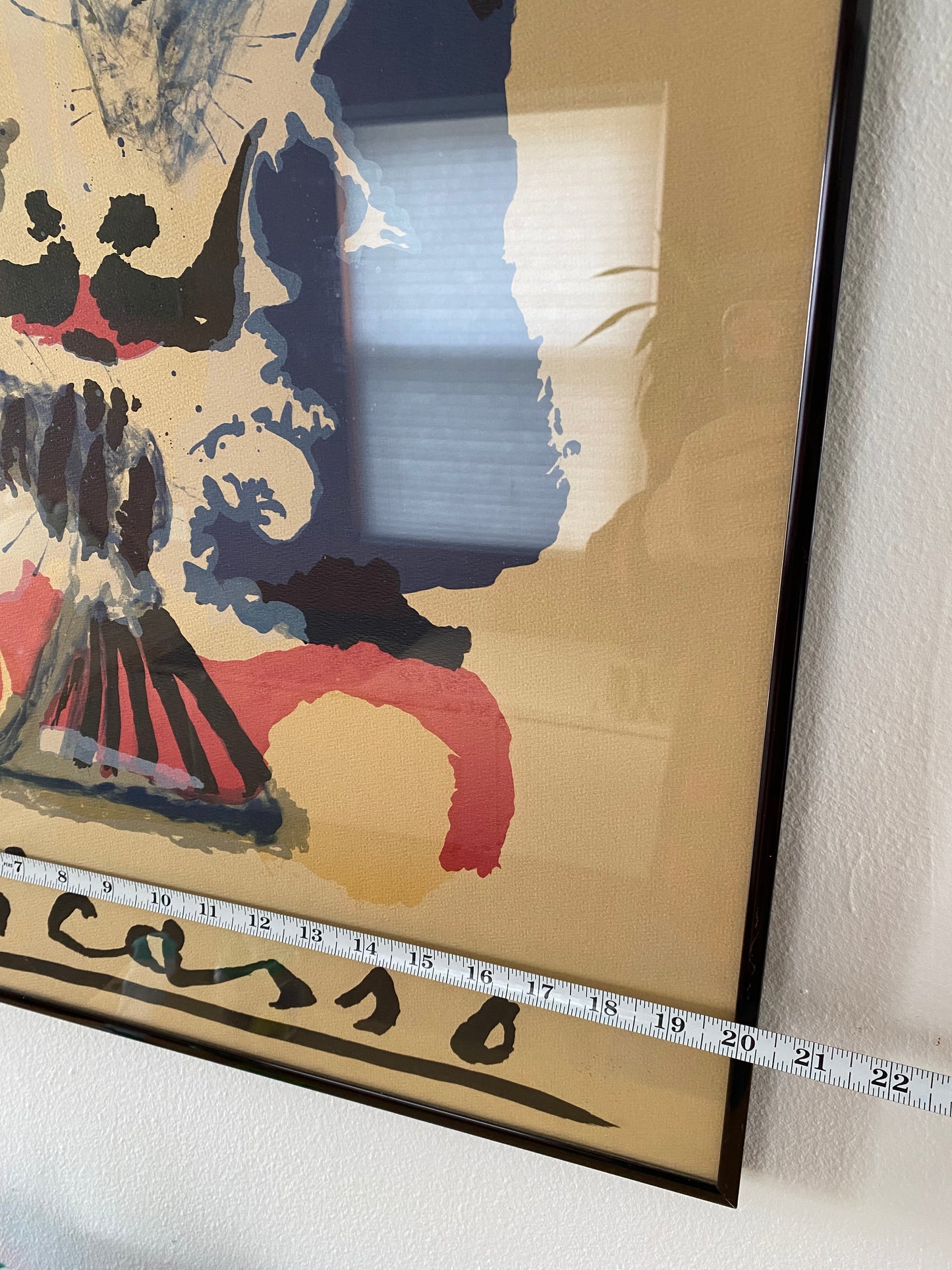 Vintage Pablo Picasso "Portraits Imaginaires" Musketeer Lithograph Poster