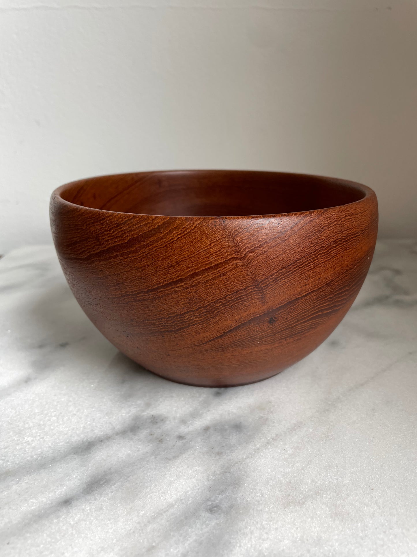 Mid-Century Modern Solid Teak Bowl, Made in Norway