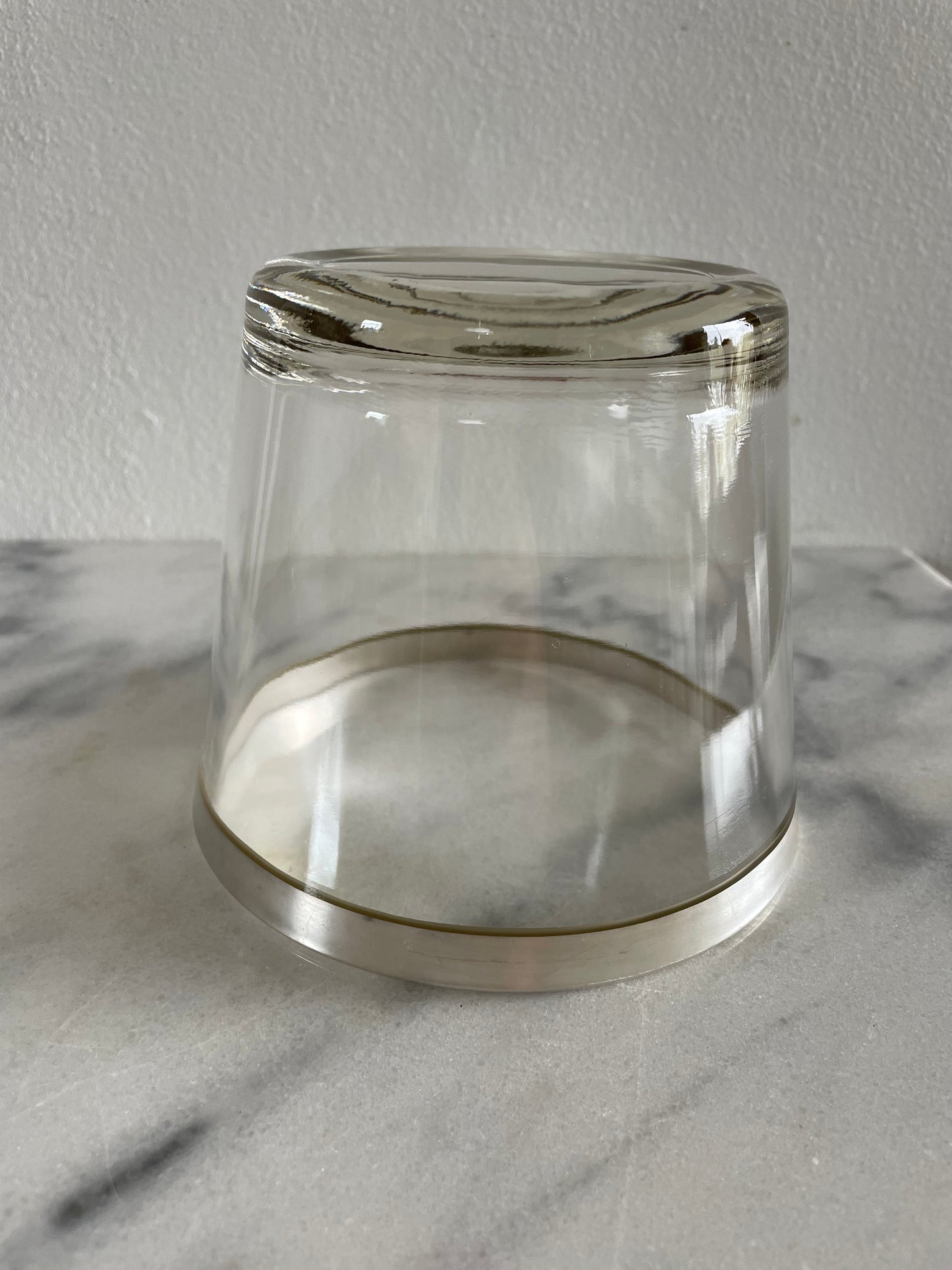 Dorothy Thorpe Mid-Century 1960s Silver-Rimmed Barware Ice Bucket