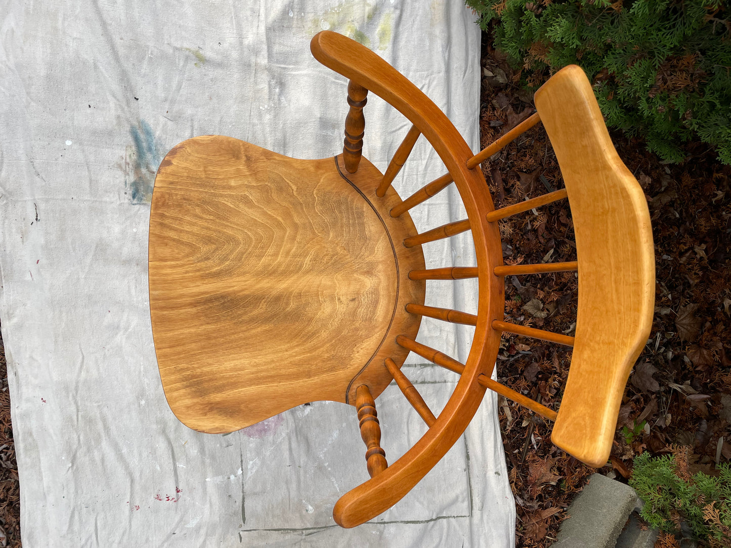 1960s Mid-Century Modern Nesto Style "Made in Sweden" Spindle Back Armchair