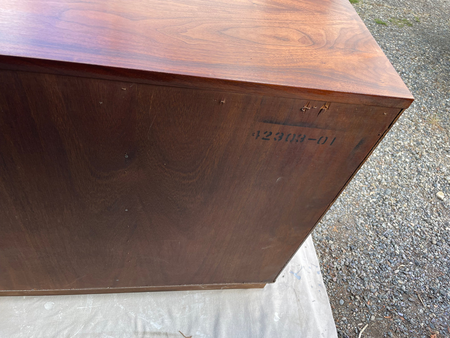 Mid 20th Century Founders Walnut Credenza Sideboard Jack Cartwright Mid Century Modern