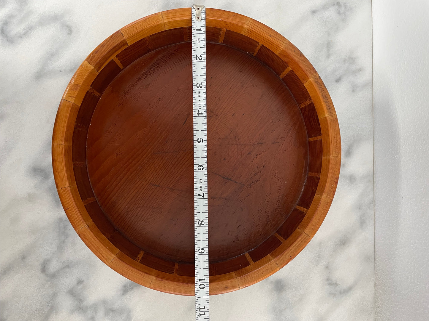 Vintage California Redwood Bowl Standard Specialty Co. San Francisco