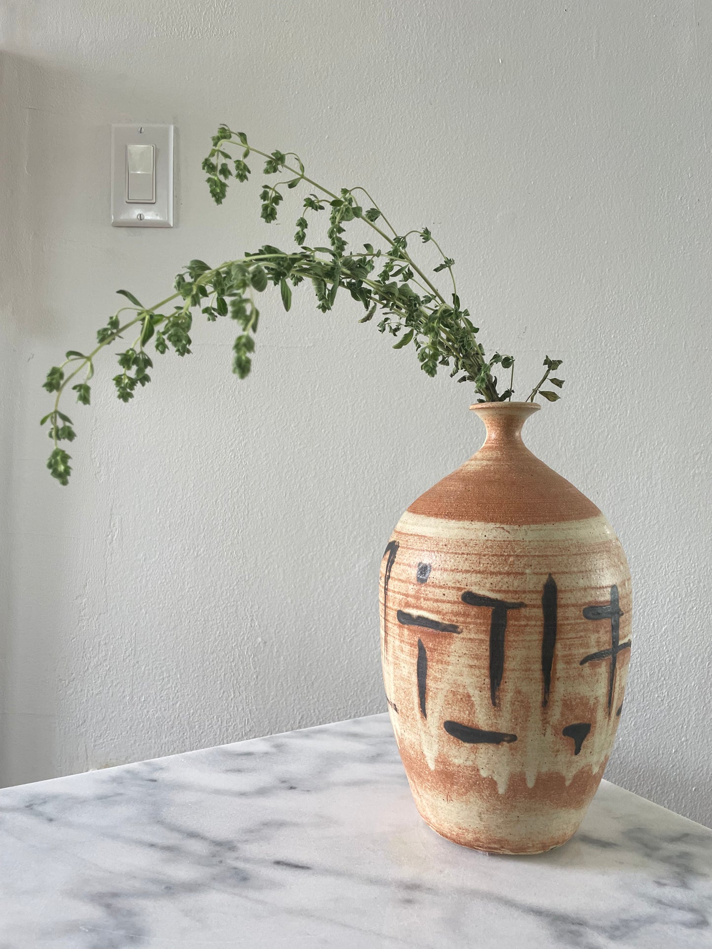 Mid 20th Century Signed Large Scale Figured Ceramic Studio Pottery