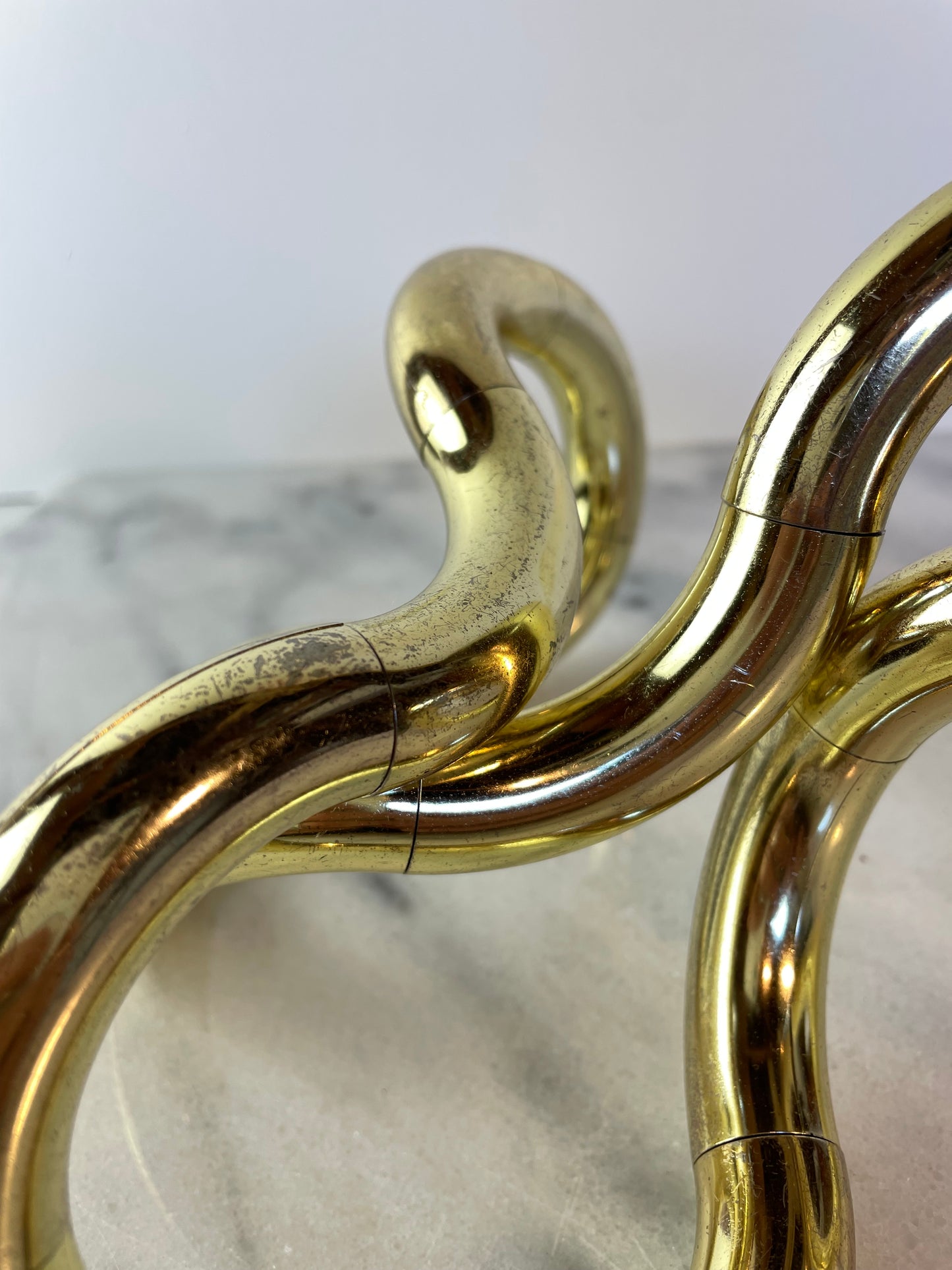 Richard Zawitz Brass Tangle Sculpture