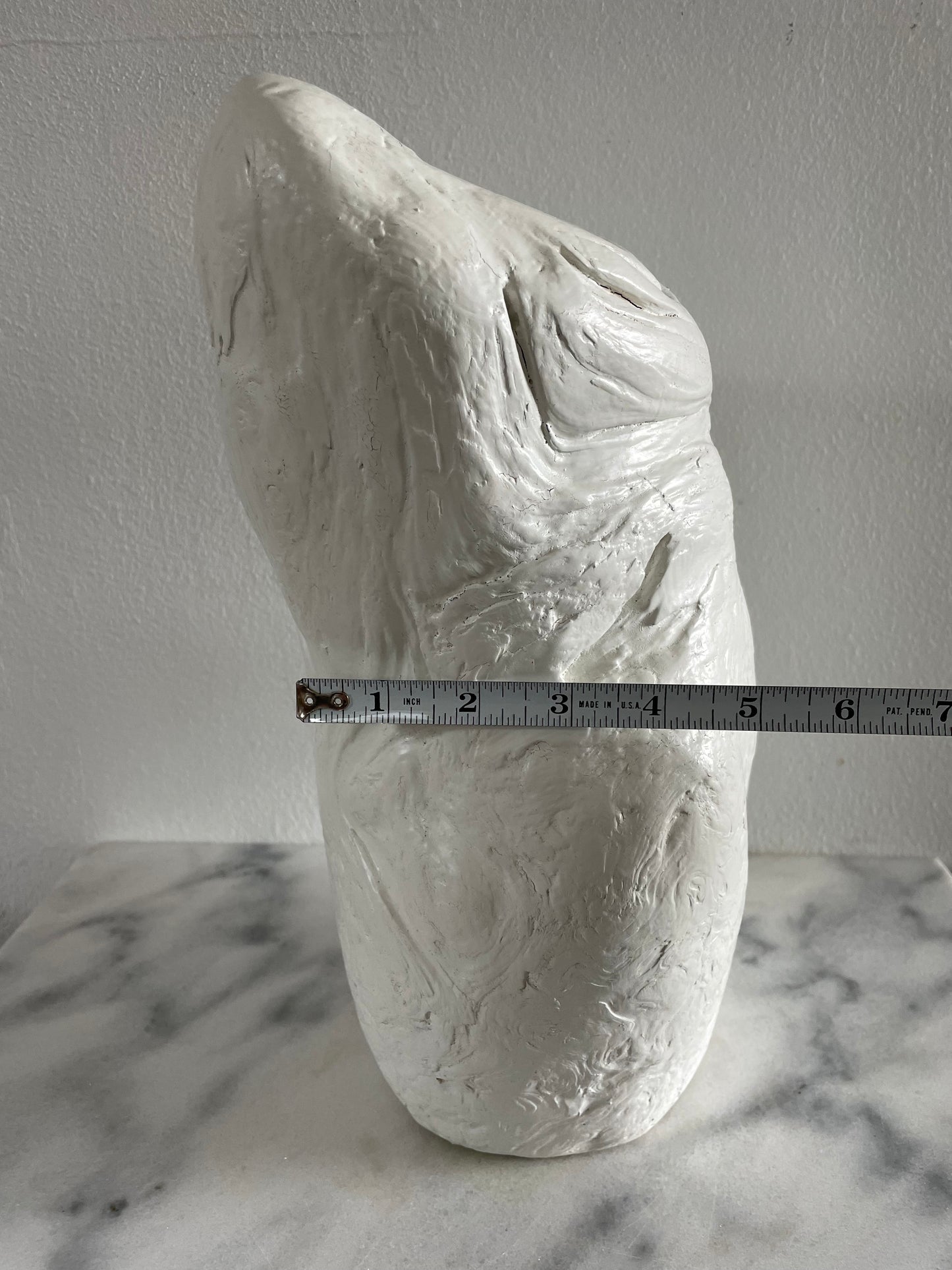 Mid 20th Century Painted Wood Burl Sculptural Vessel