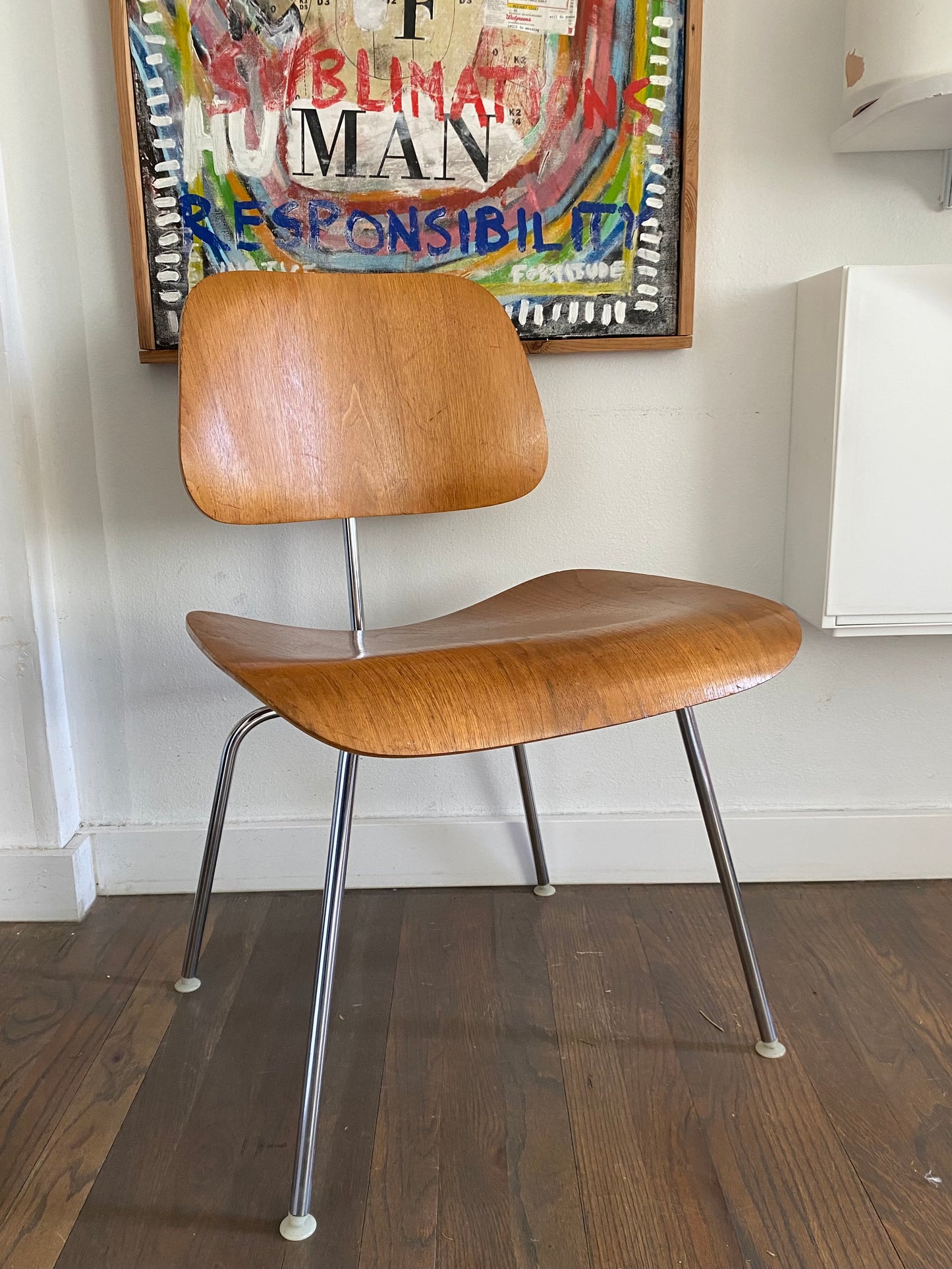 Charles & Ray Eames for Herman Miller DCM Dining Chair, 1950s–1960s, Molded Birch Plywood