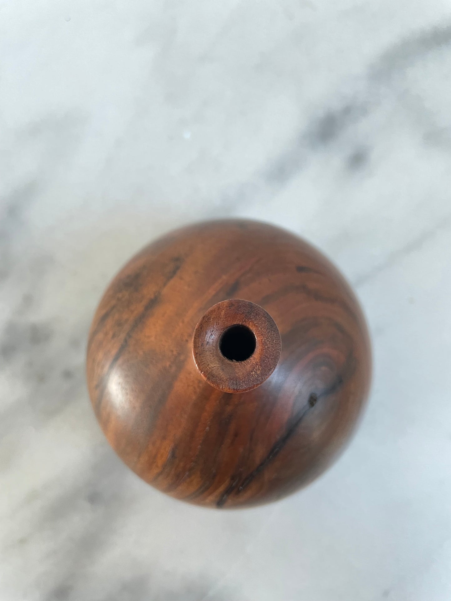 Mid 20th Century Signed Oregon Black Walnut Weed Pot