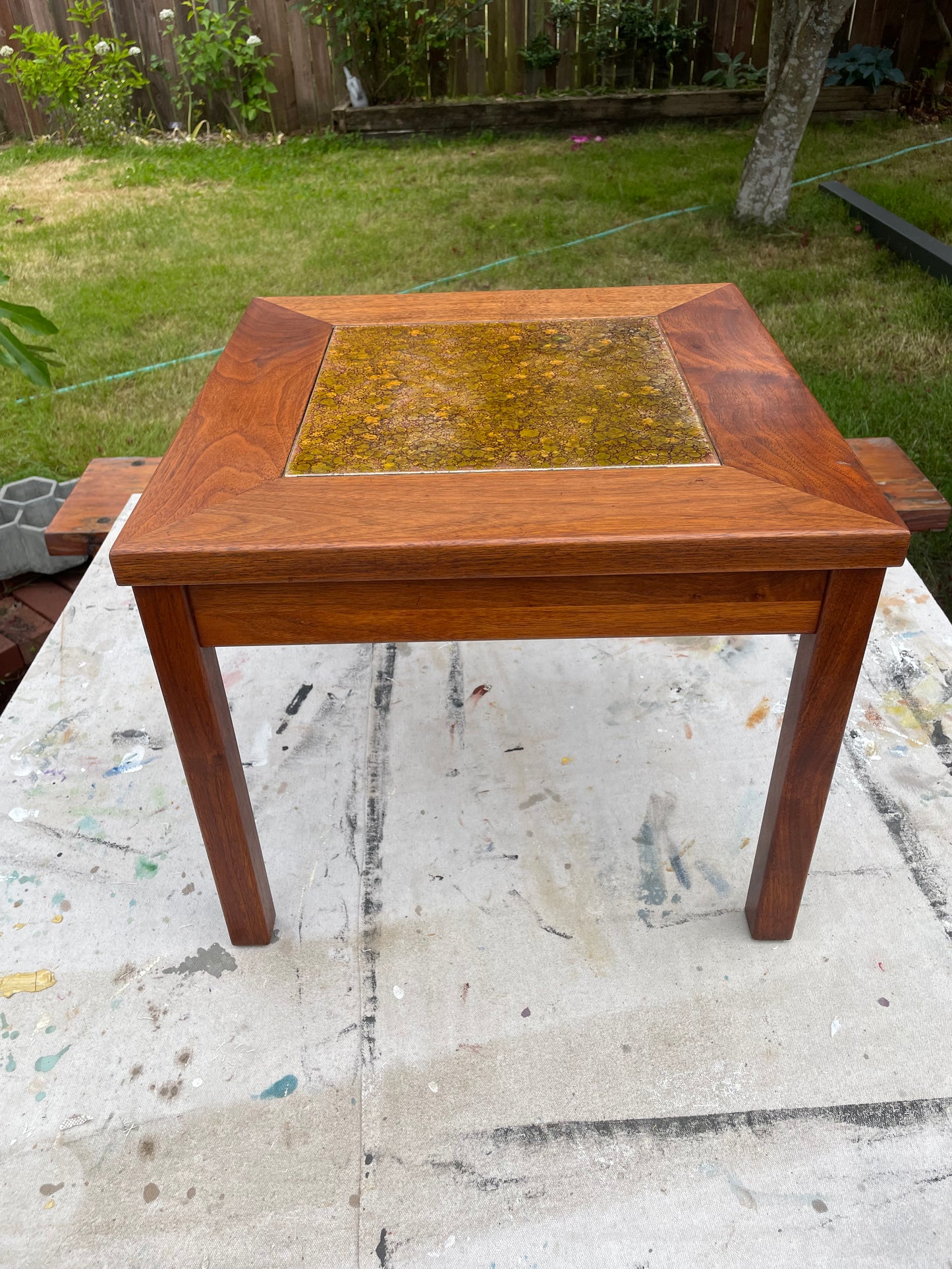 1960s Constellation End Table by John Keal for Brown Saltman