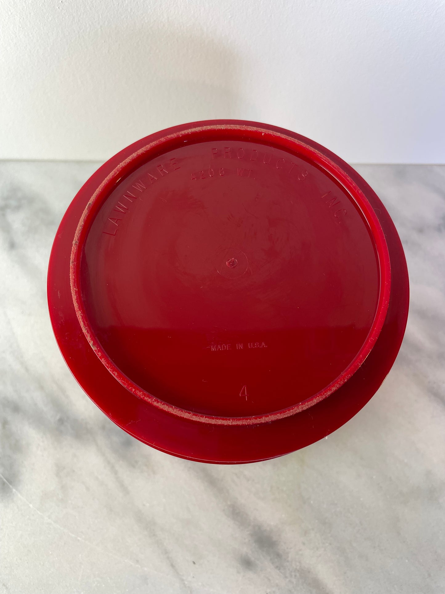 Mid-Century Space Age Lawnware Melamine Planter