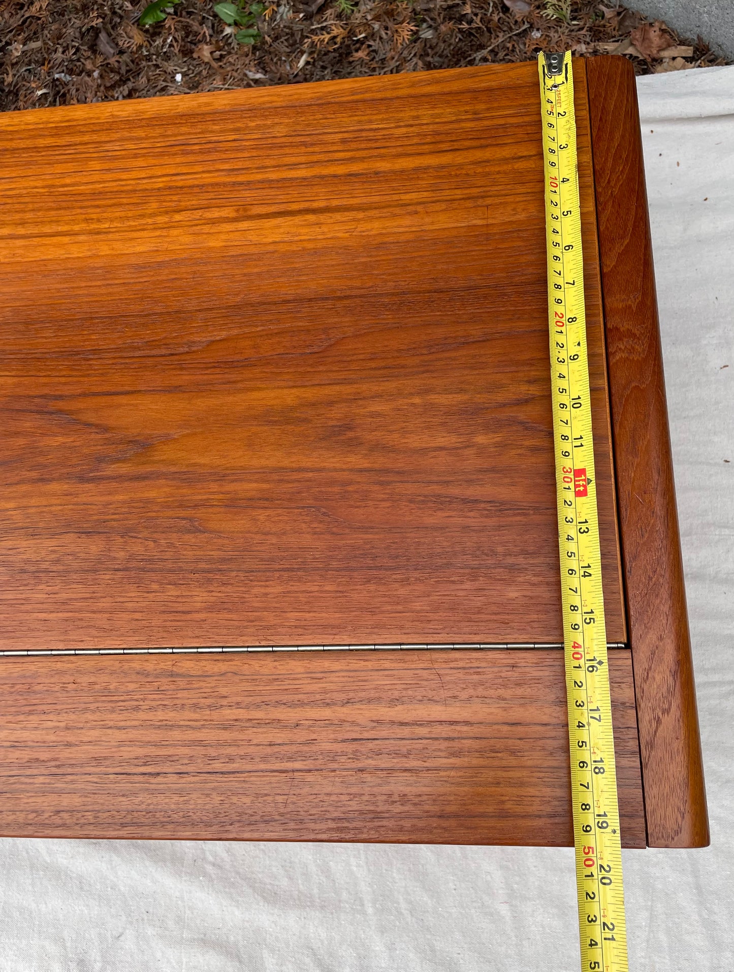 Mid 20th Century Danish Modern Teak Rounded Chest Trunk