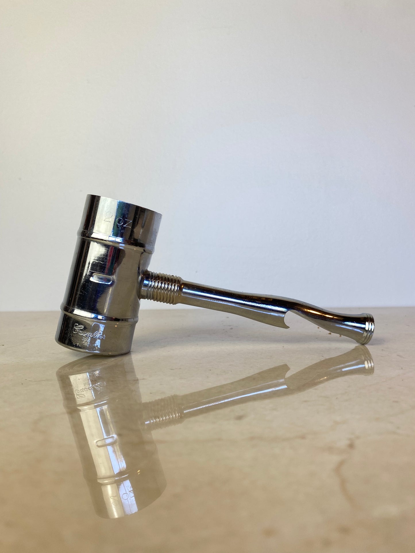 Vintage Cavalier by National Silver Silverplate Jigger & Bottle Opener