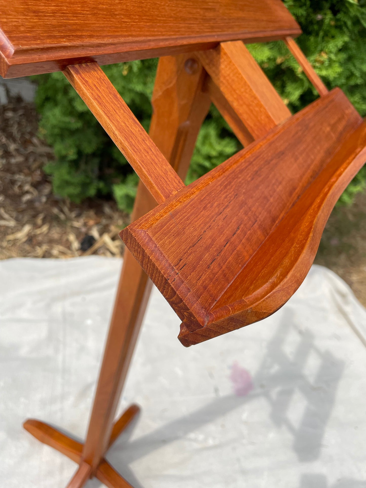 Vintage Danish Modern Style Teak Music Stand