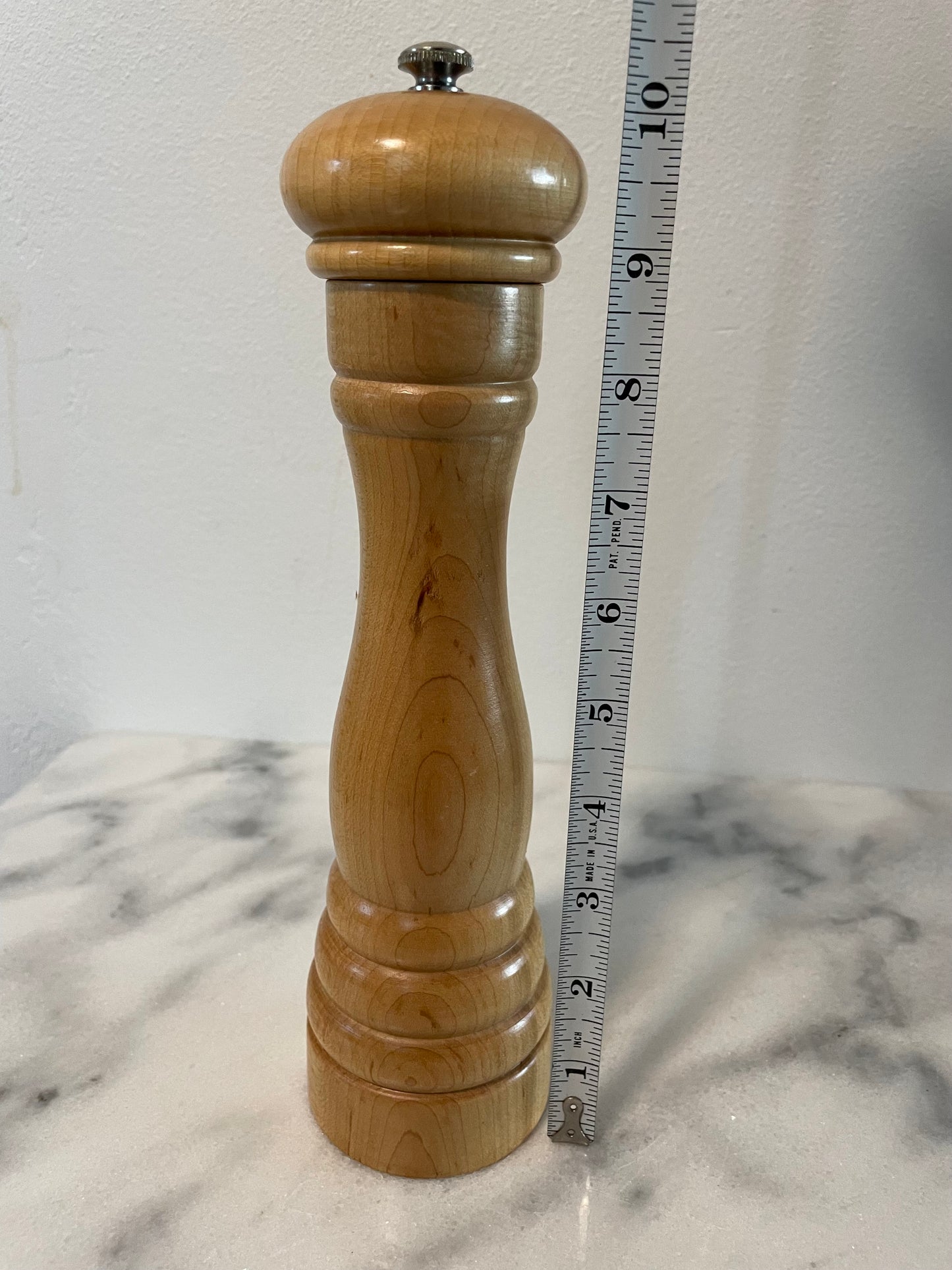 Vintage French Peugeot Light Wood Pepper Grinder