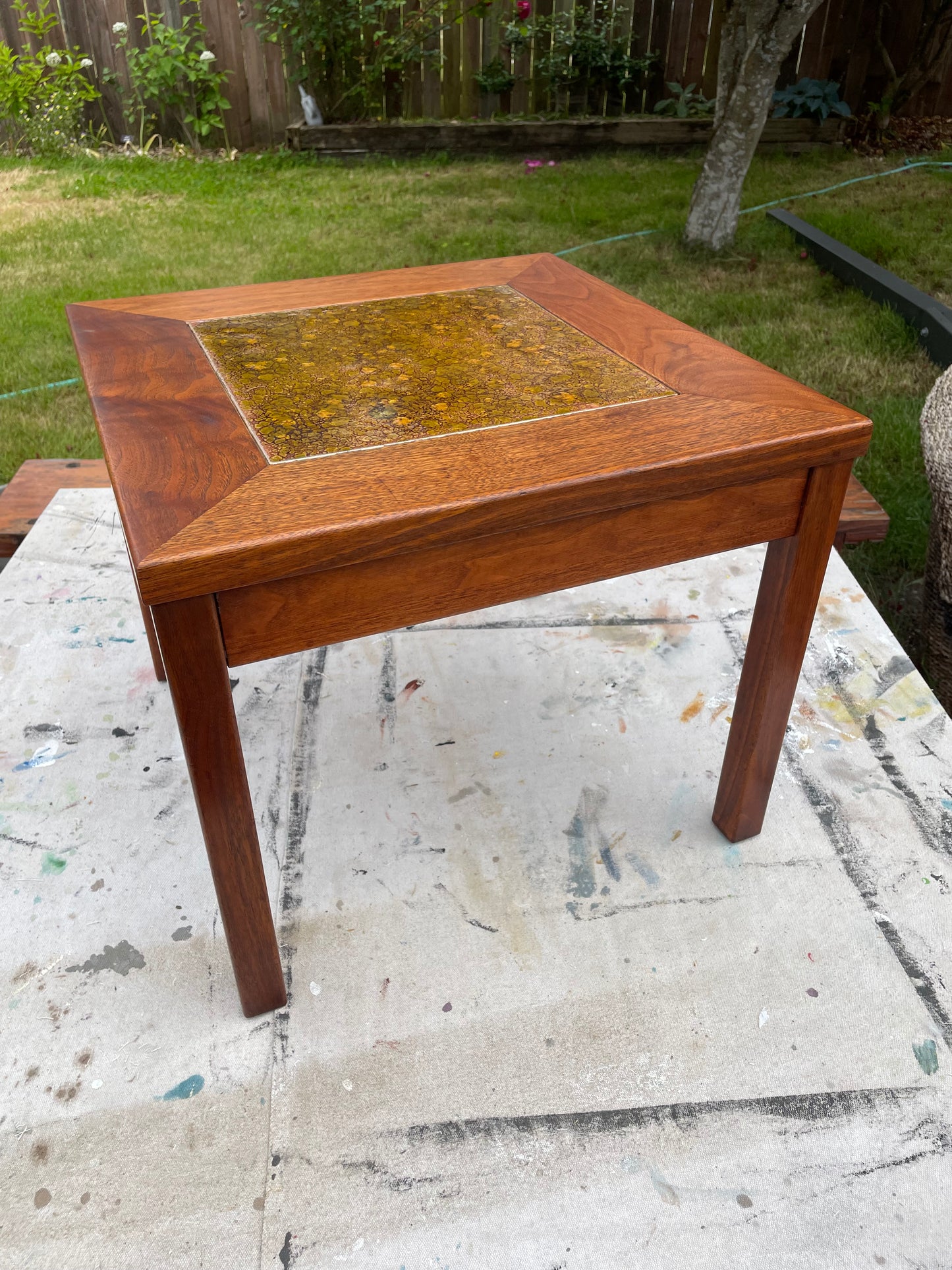 1960s Constellation End Table by John Keal for Brown Saltman