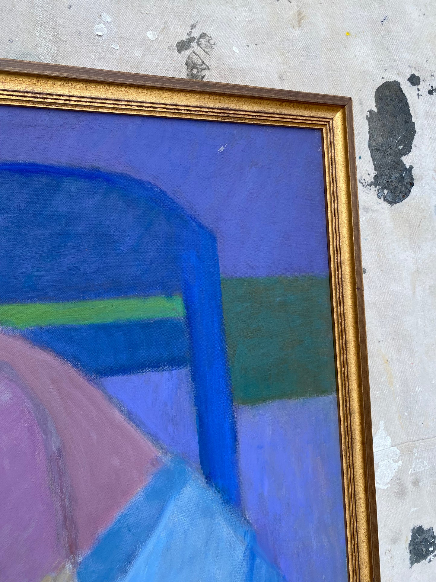Original Mid 20th Century Figurative Oil Painting by Florence Zlowe (1902-1992)