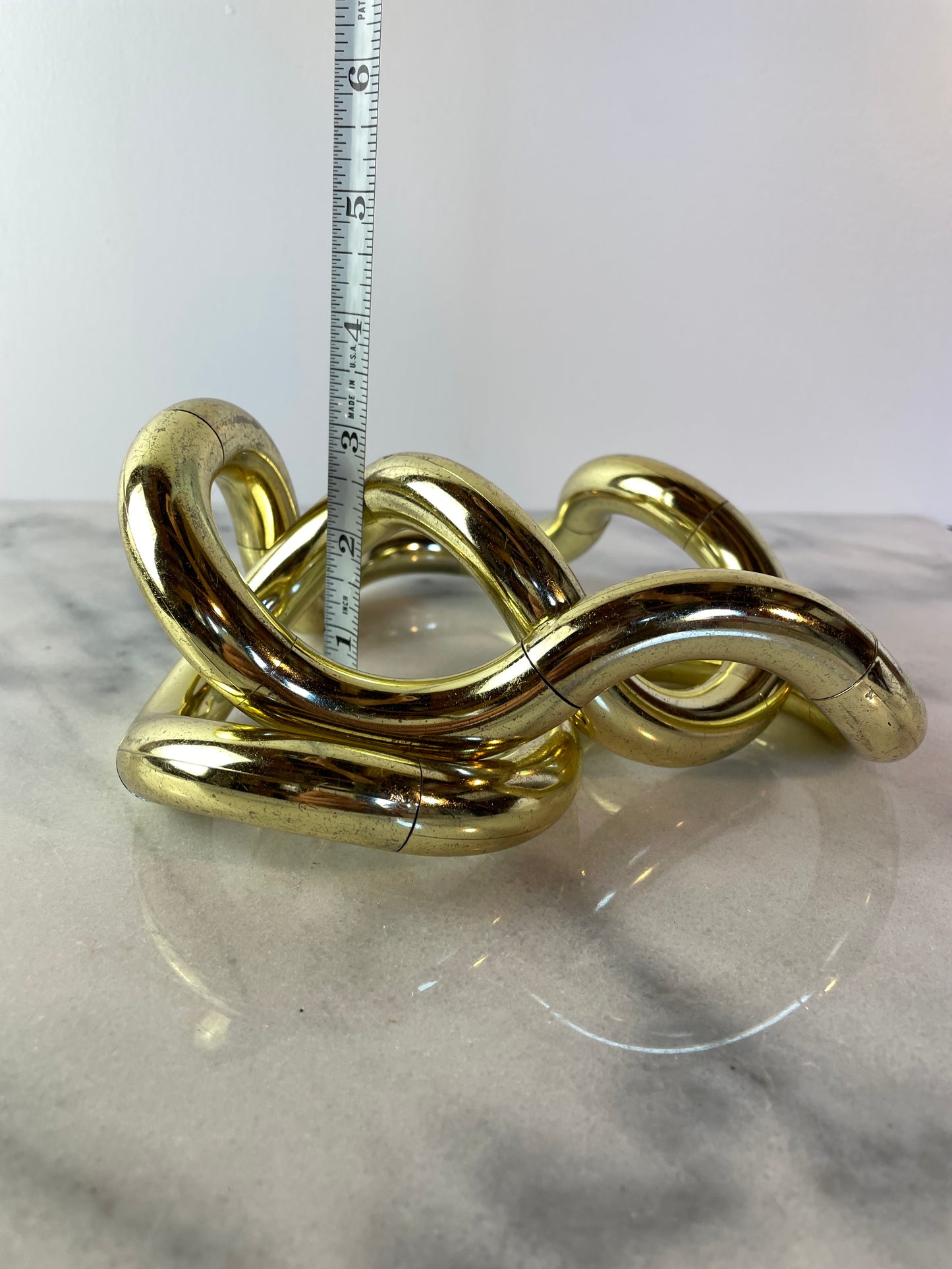 Richard Zawitz Brass Tangle Sculpture