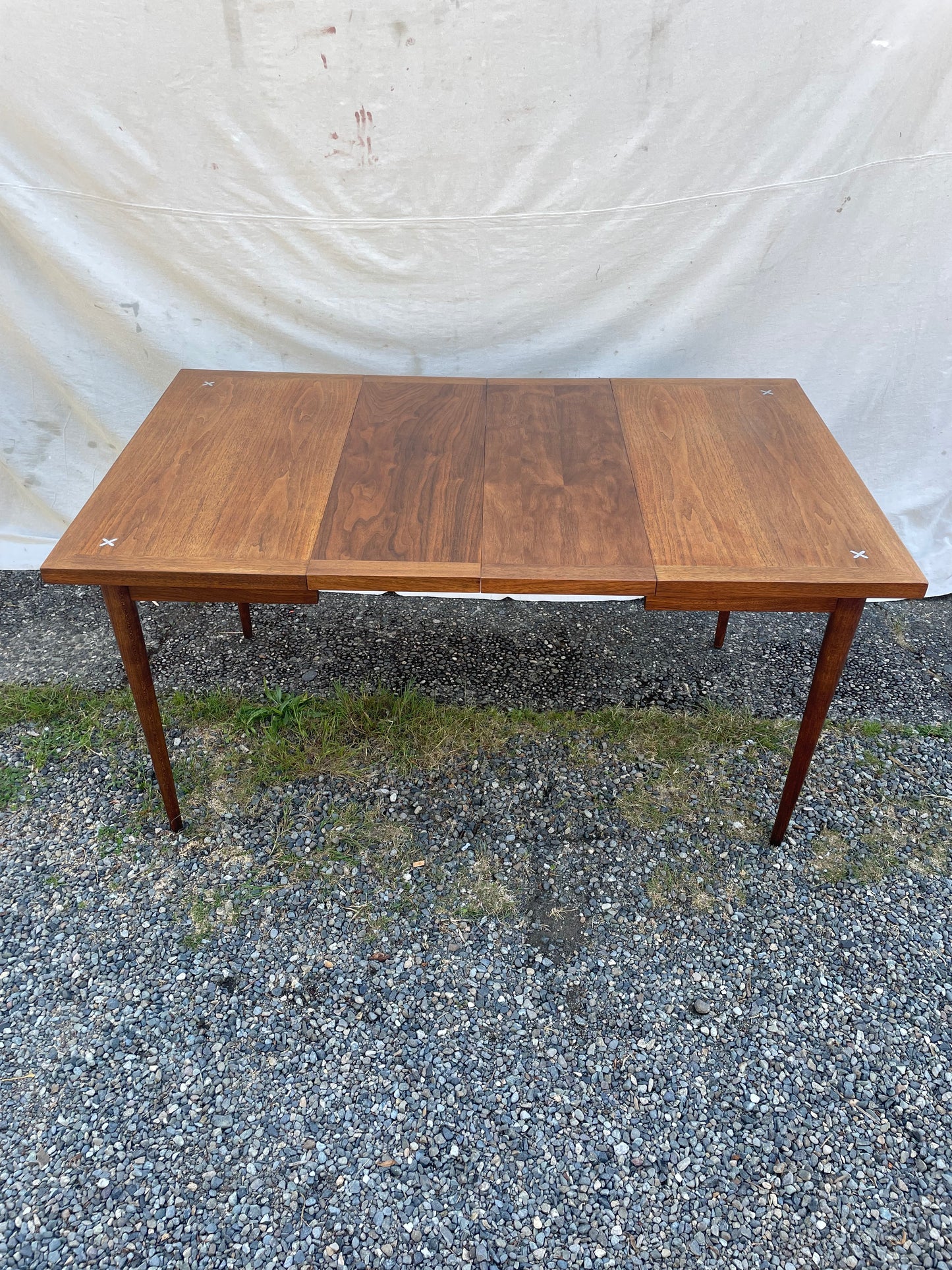 Mid-Century Modern Attributed to Merton Gershun for American of Martinsville Walnut Dining Table